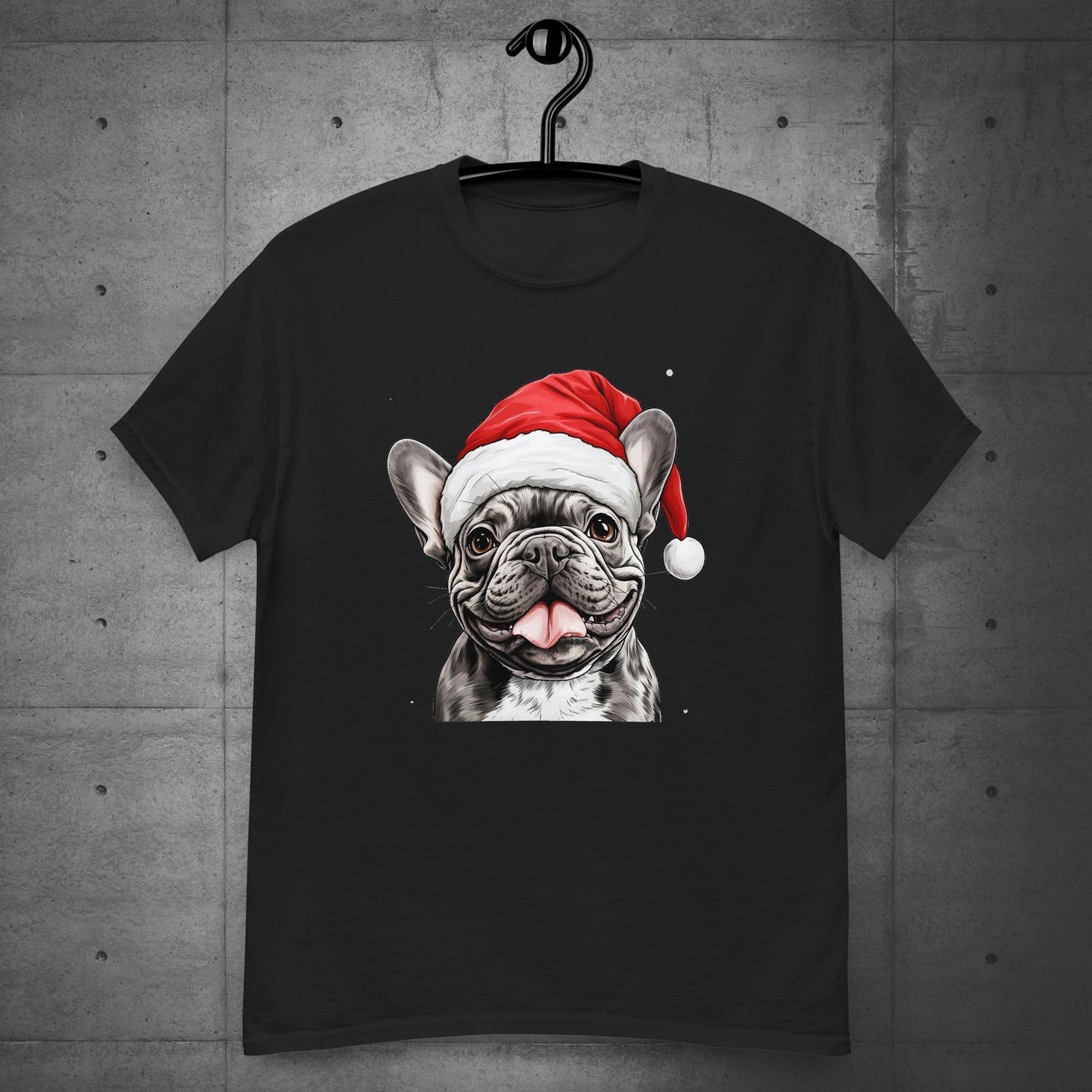 Santa Paw - Frenchie Unisex Christmas T-Shirt - Frenchie Emporium