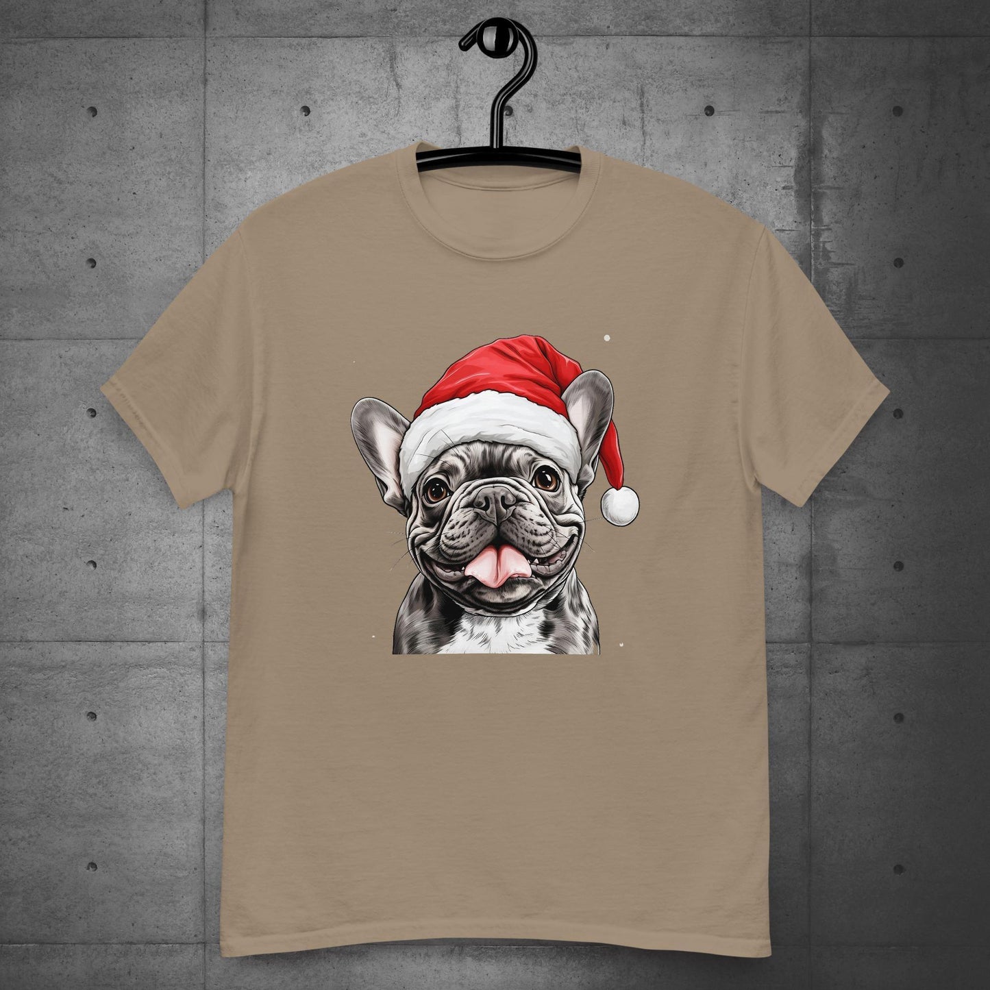 Santa Paw - Frenchie Unisex Christmas T-Shirt - Frenchie Emporium