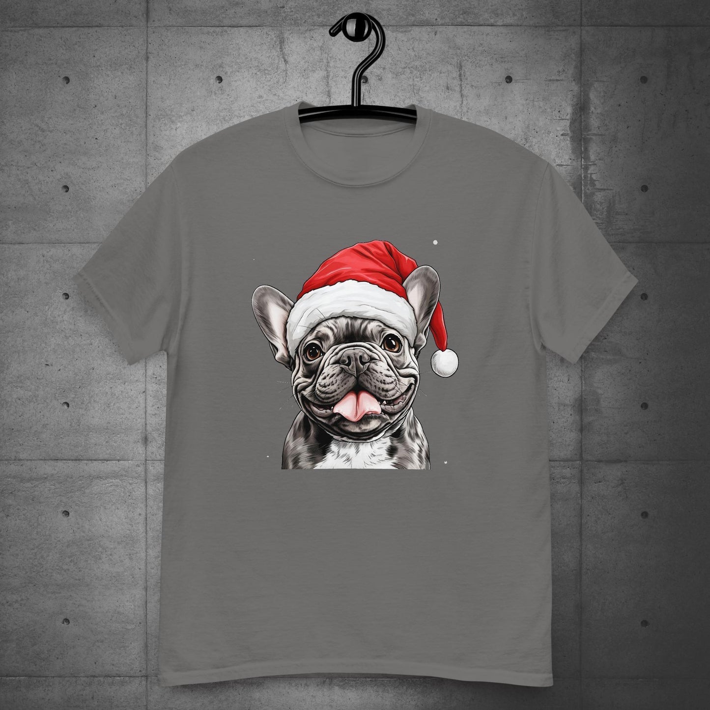 Santa Paw - Frenchie Unisex Christmas T-Shirt - Frenchie Emporium