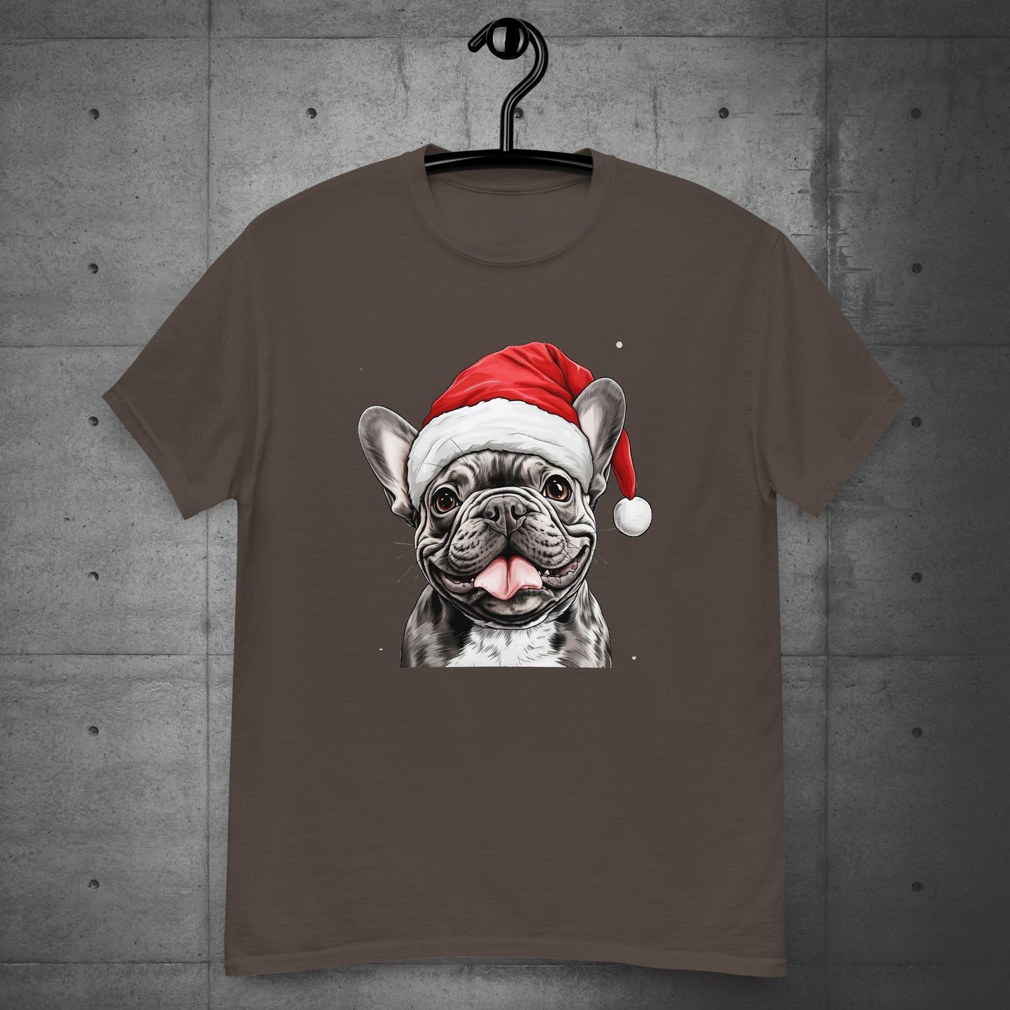 Santa Paw - Frenchie Unisex Christmas T-Shirt - Frenchie Emporium