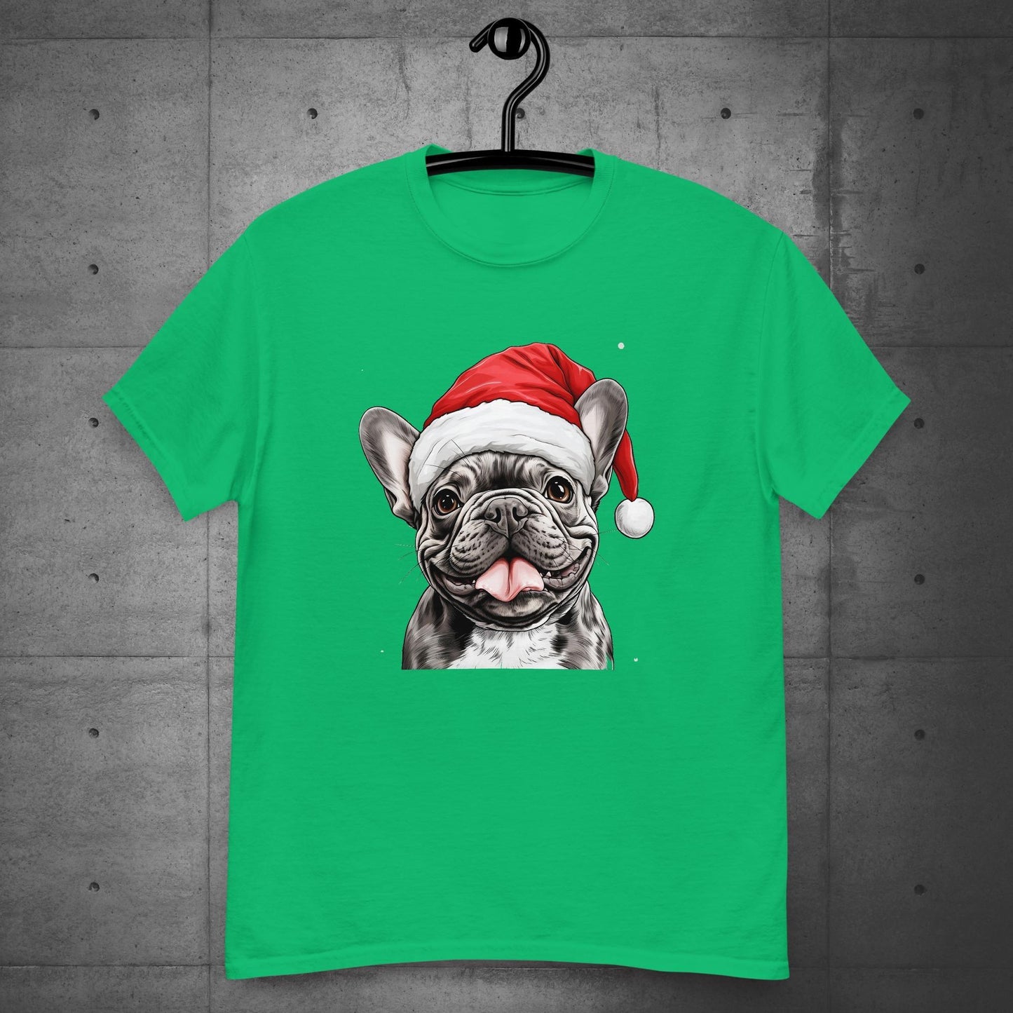 Santa Paw - Frenchie Unisex Christmas T-Shirt - Frenchie Emporium