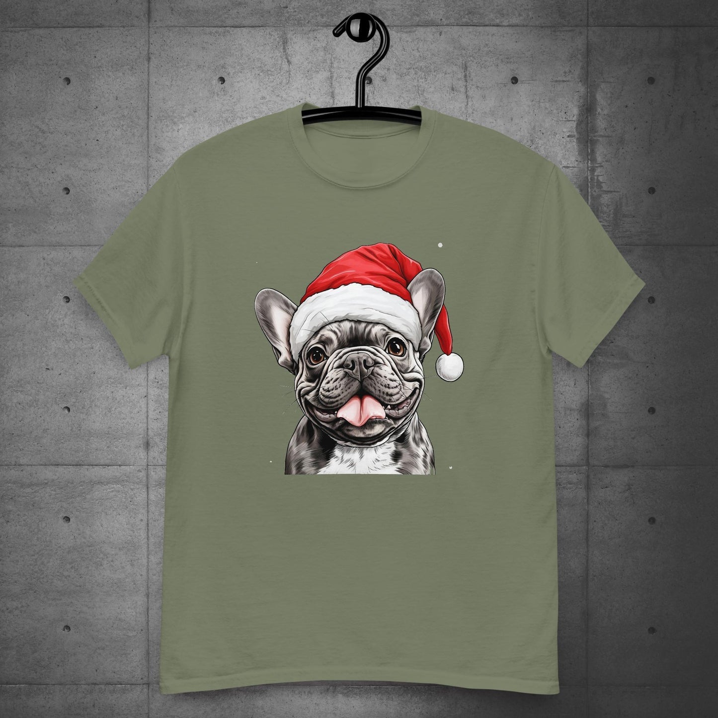 Santa Paw - Frenchie Unisex Christmas T-Shirt - Frenchie Emporium