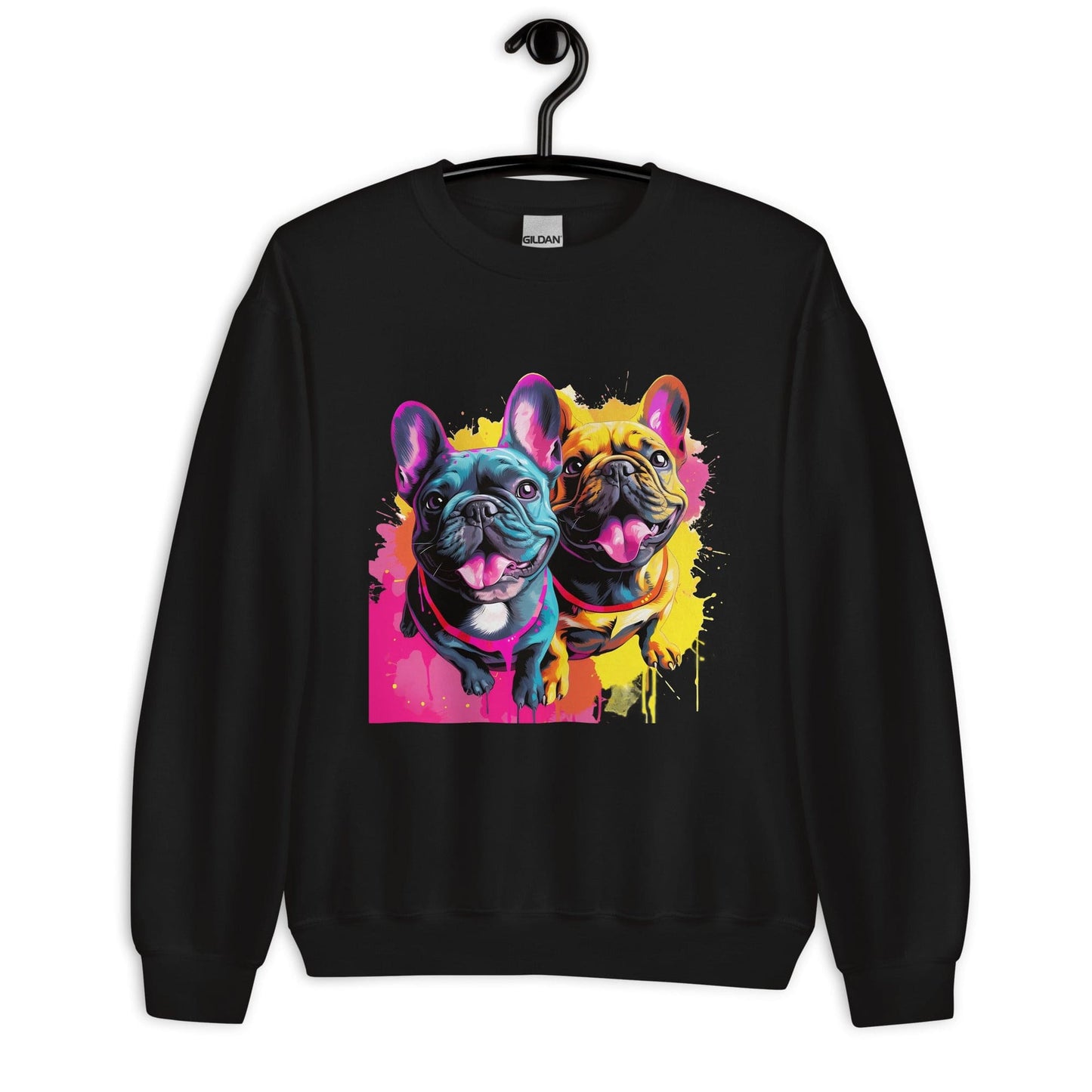 French Bulldog Playful Duo - Unisex Sweatshirt