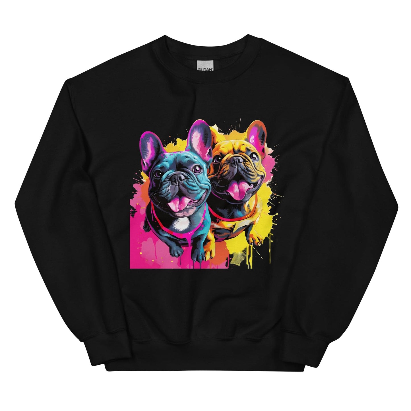 French Bulldog Playful Duo - Unisex Sweatshirt