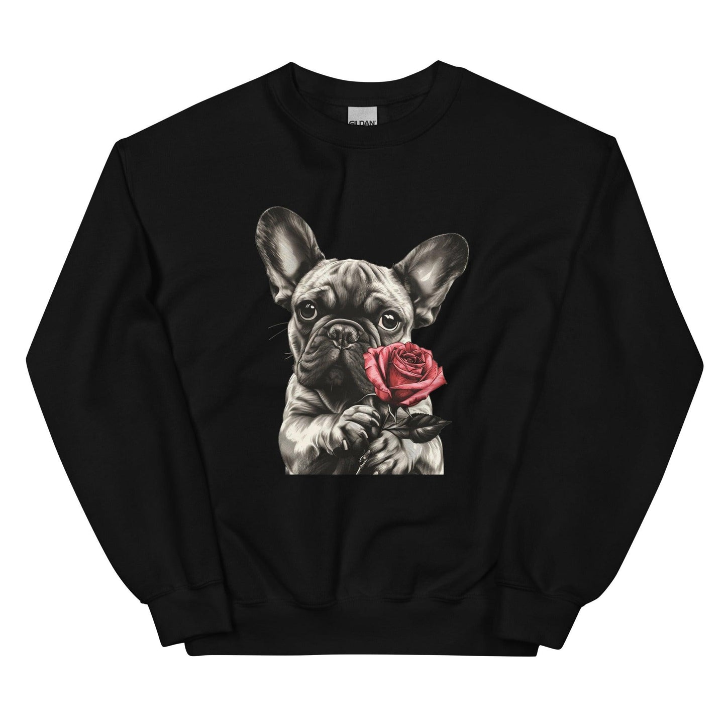 "Rose Embrace" Unisex Sweatshirt - Frenchie Emporium