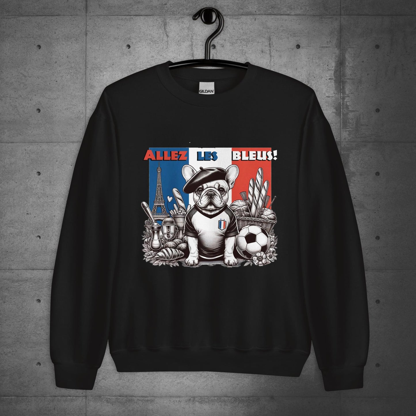 Frenchie Football France - Allez les Bleus! Unisex Sweater