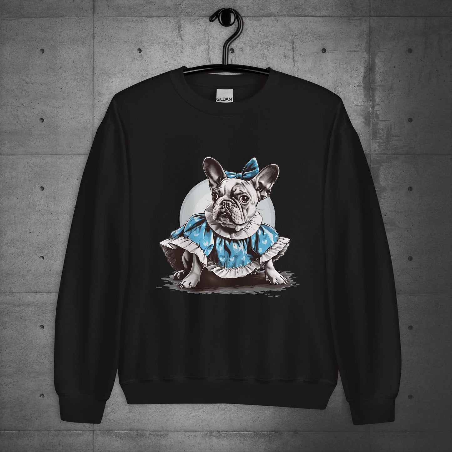 Alice in Wonderland Frenchie - Unisex Sweatshirt