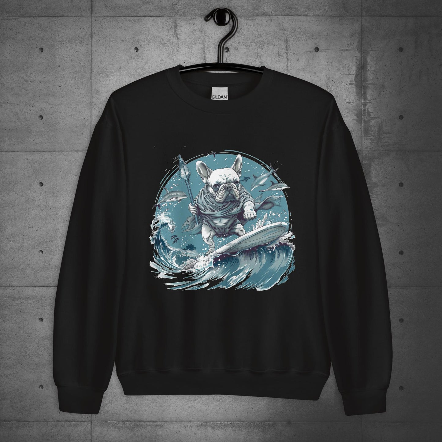 "Ocean Odyssey" Frenchie Unisex Sweater / Sweatshirt