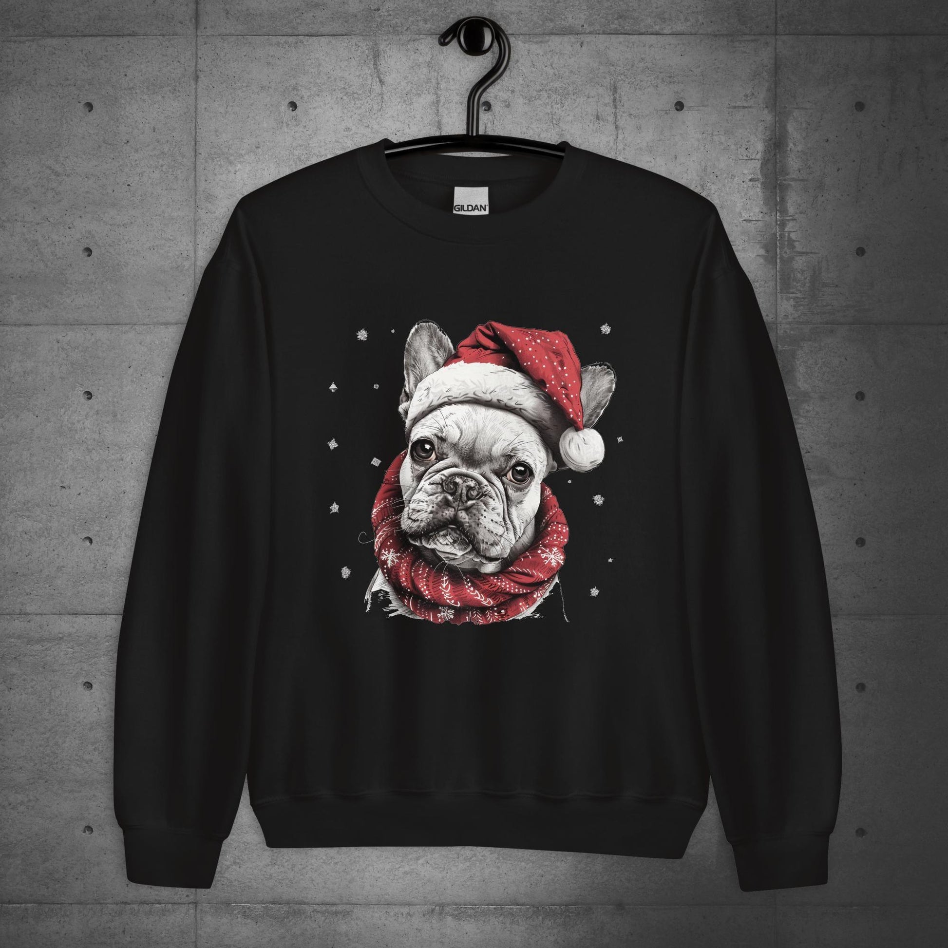 Frenchie Joyeux Noël - Unisex Sweatshirt / Sweater - Frenchie Emporium