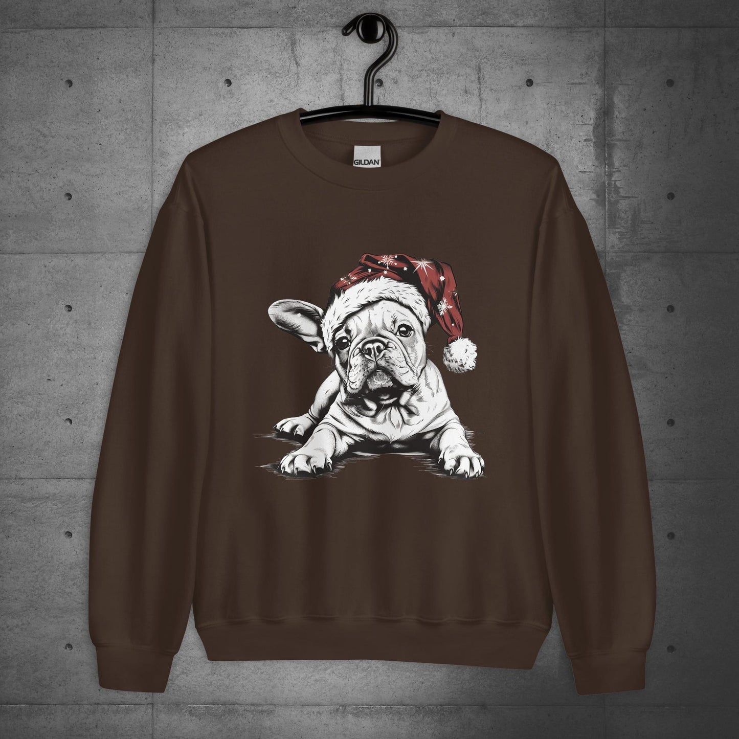 Frenchie Feliz Navidad - Unisex Christmas Sweater/Sweatshirt - Frenchie Emporium