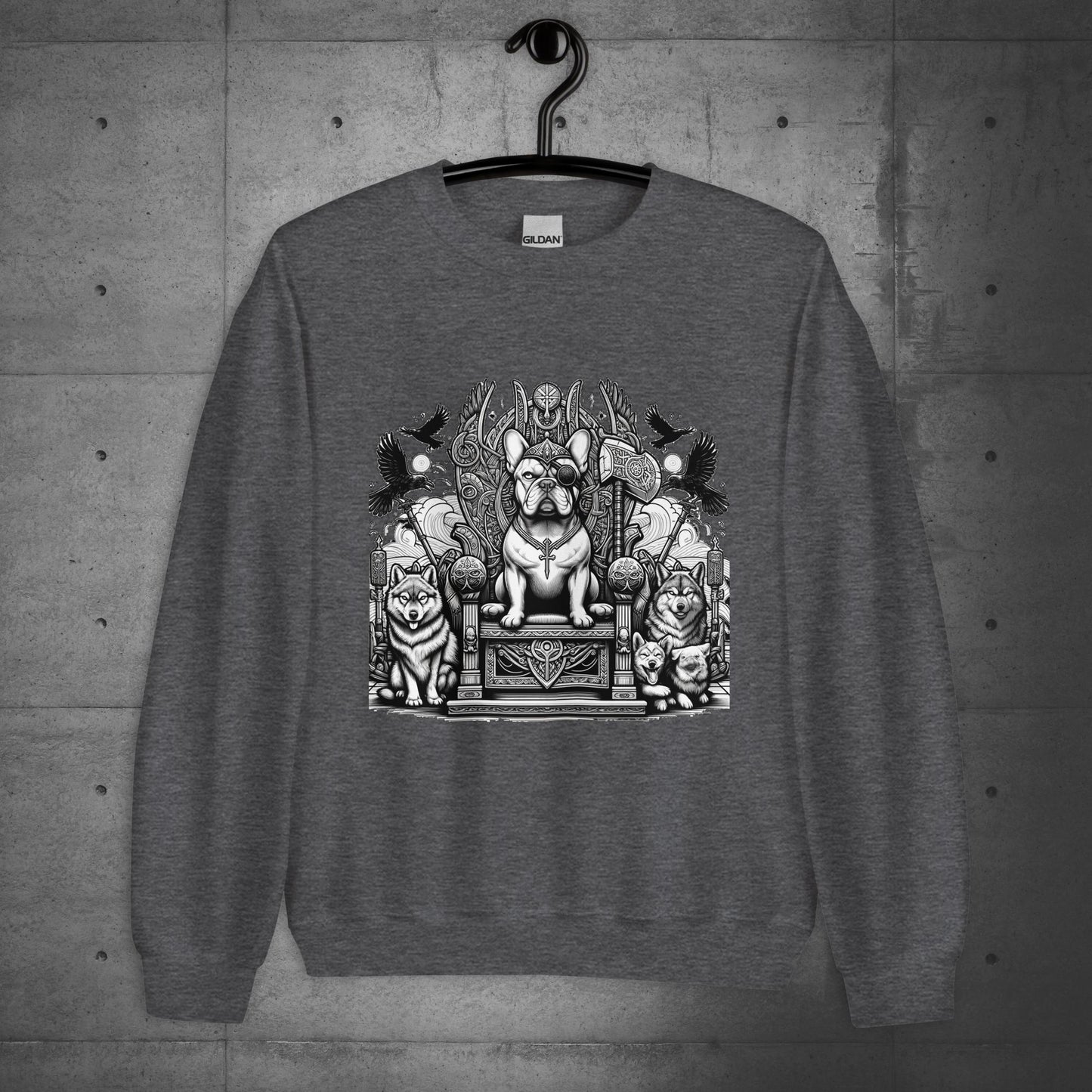 "Warrior's Legacy" Frenchie Unisex Sweater / Sweatshirt - Frenchie Emporium