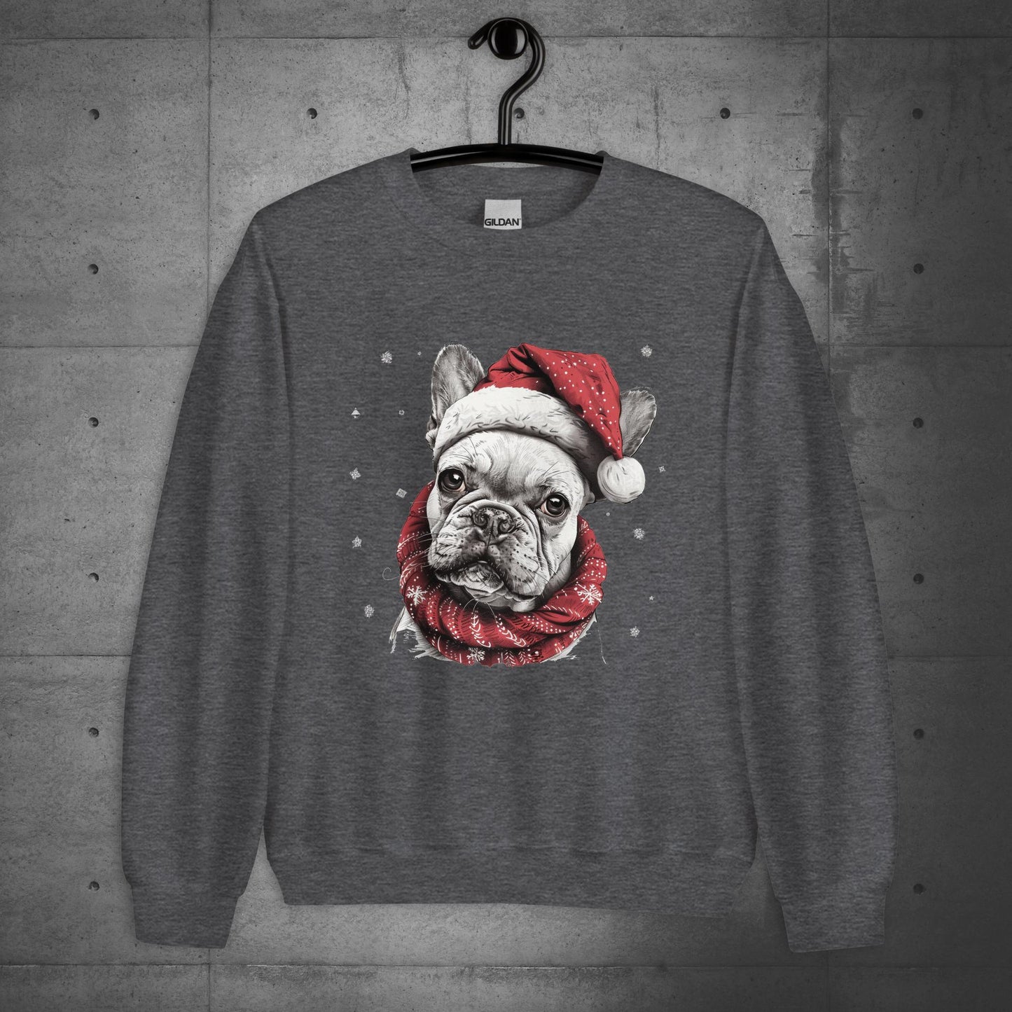 Frenchie Joyeux Noël - Unisex Sweatshirt / Sweater - Frenchie Emporium