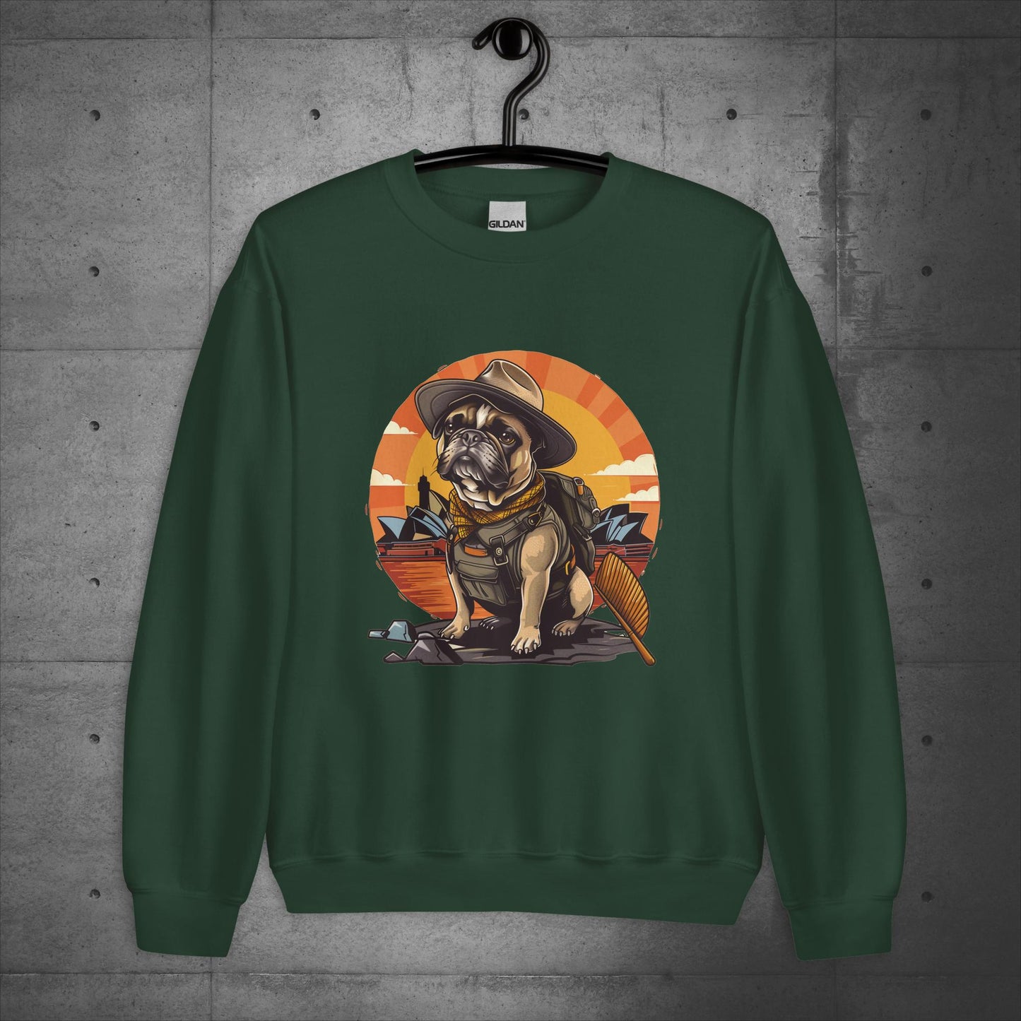 Sydney Explorer Frenchie - Unisex Sweater/Sweatshirt