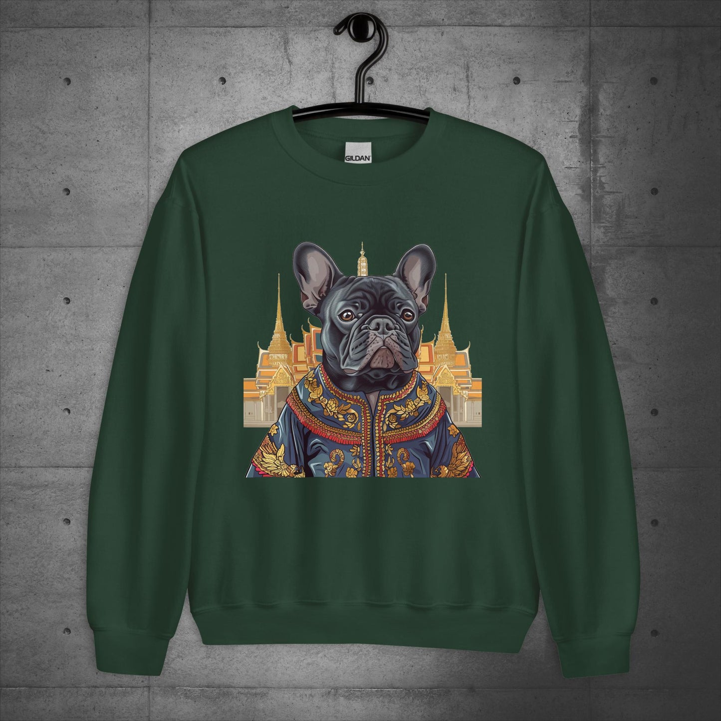 Thai Elegance Frenchie - Unisex Sweatshirt - Frenchie Emporium