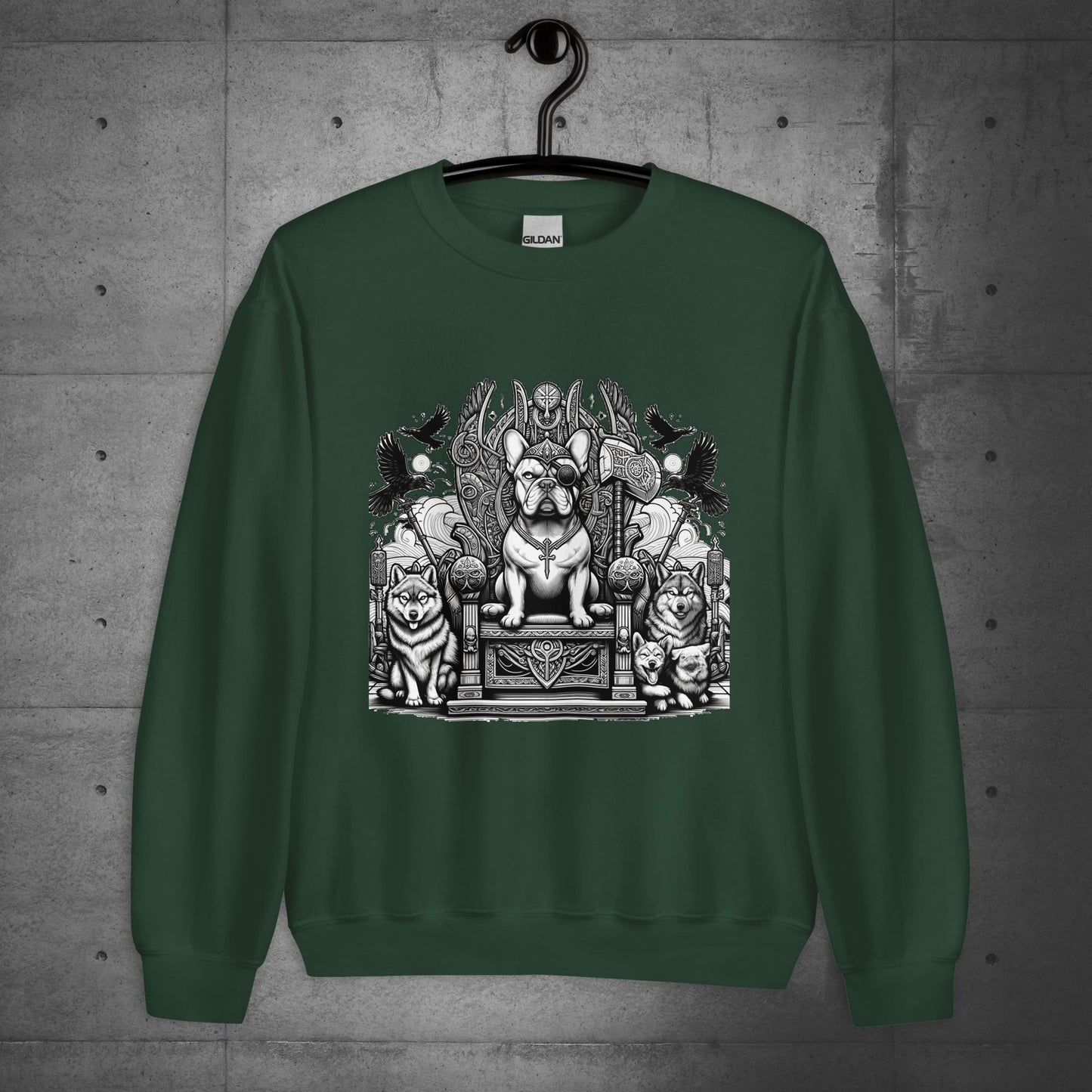 "Warrior's Legacy" Frenchie Unisex Sweater / Sweatshirt - Frenchie Emporium