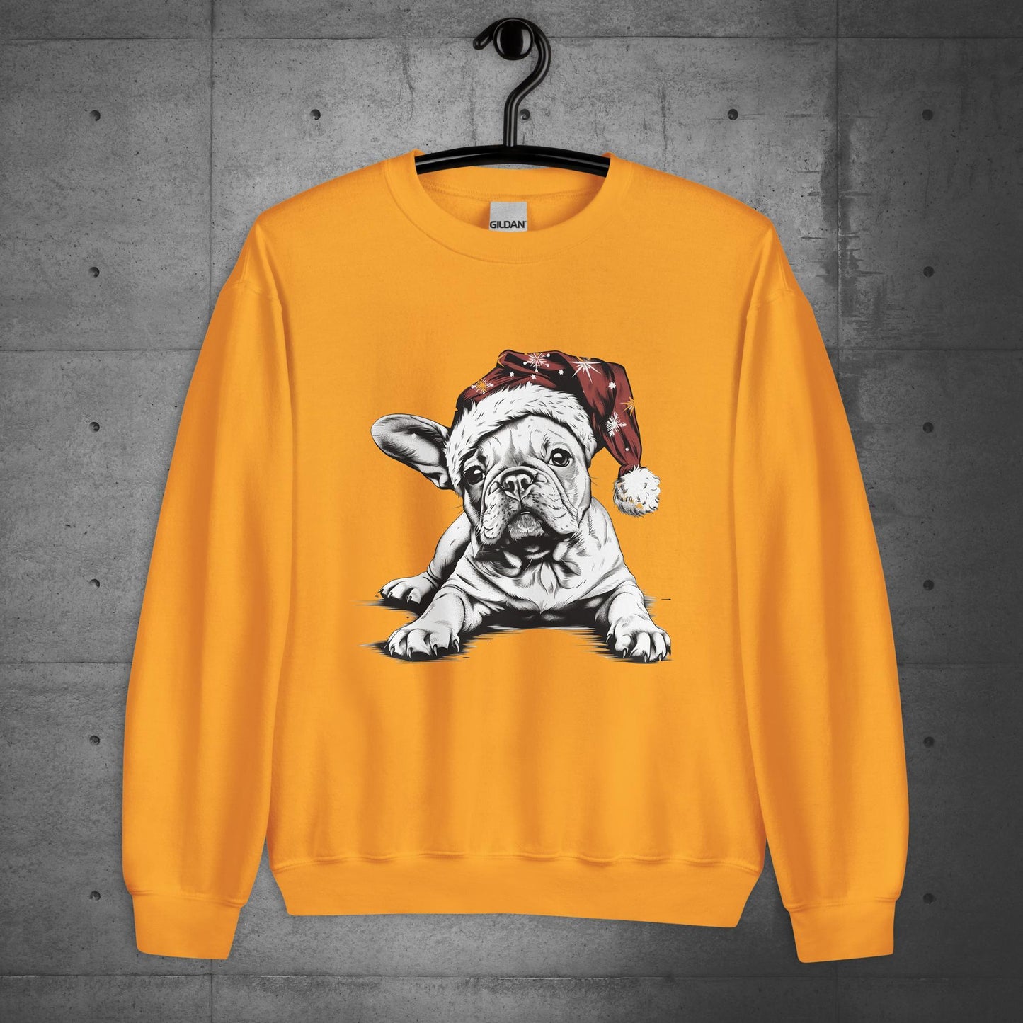 Frenchie Feliz Navidad - Unisex Christmas Sweater/Sweatshirt - Frenchie Emporium