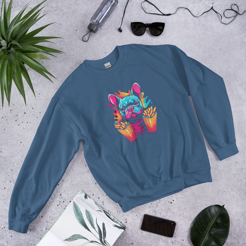 Frenchie Frites Unisex Sweatshirt