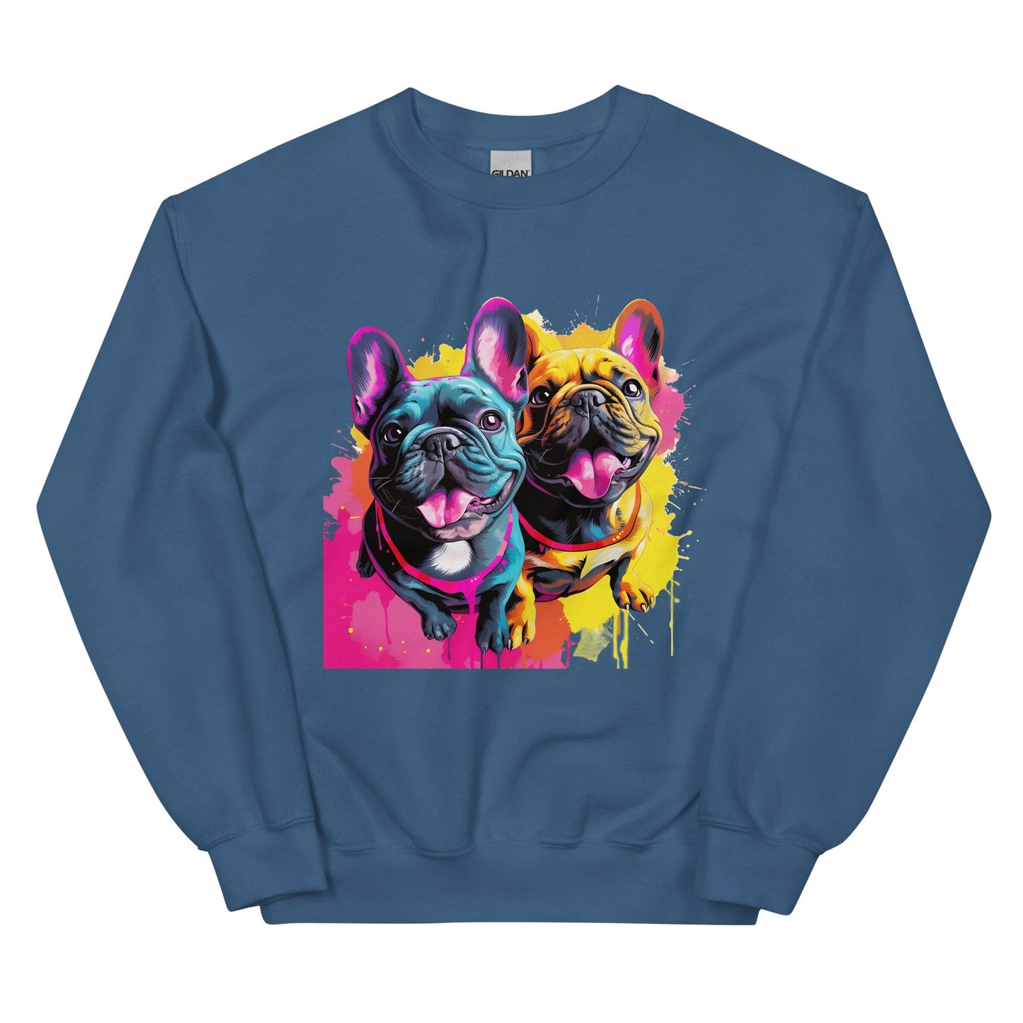 French Bulldog Playful Duo - Unisex Sweatshirt - Frenchie Emporium