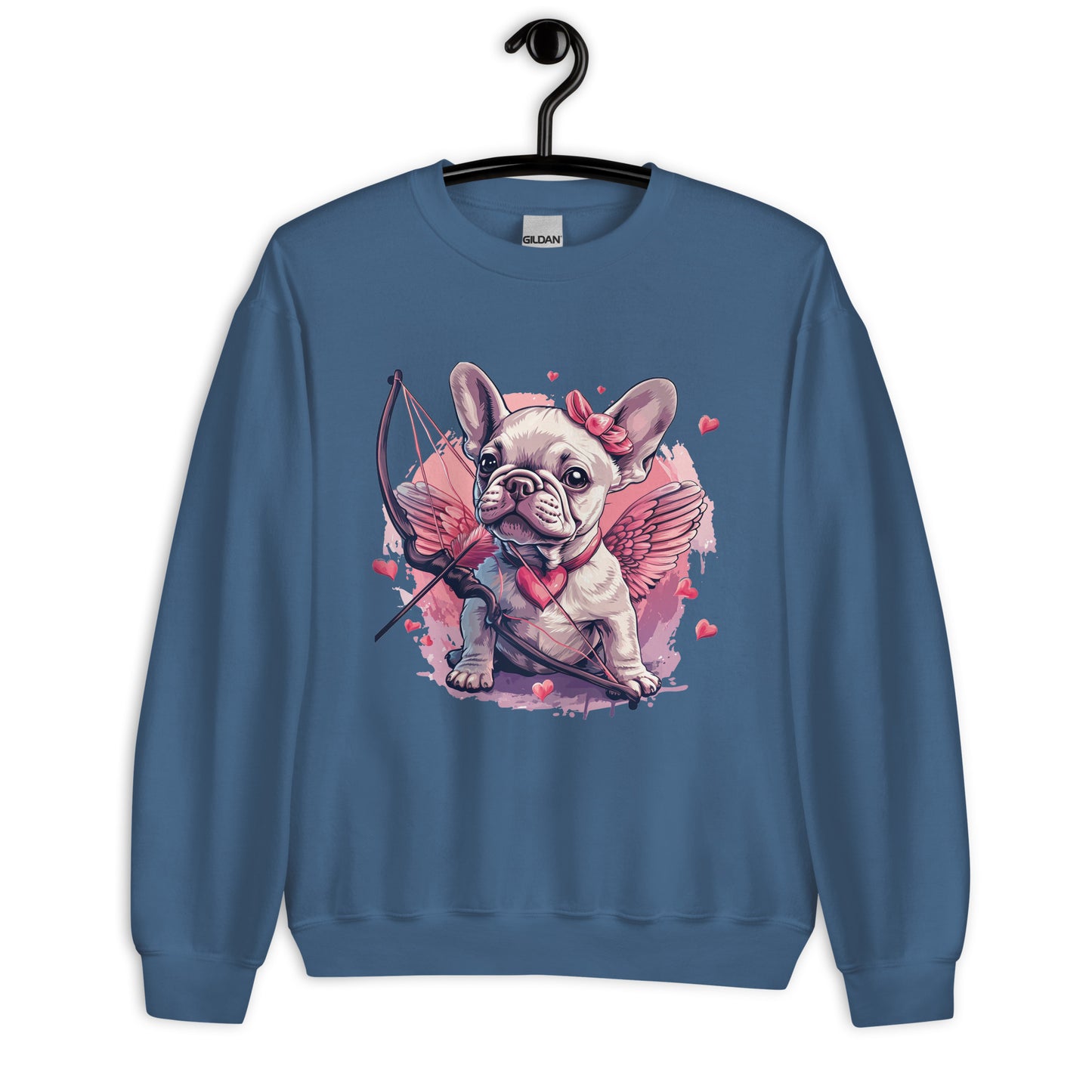 "Cupid's Companion" Unisex Sweatshirt - Frenchie Emporium