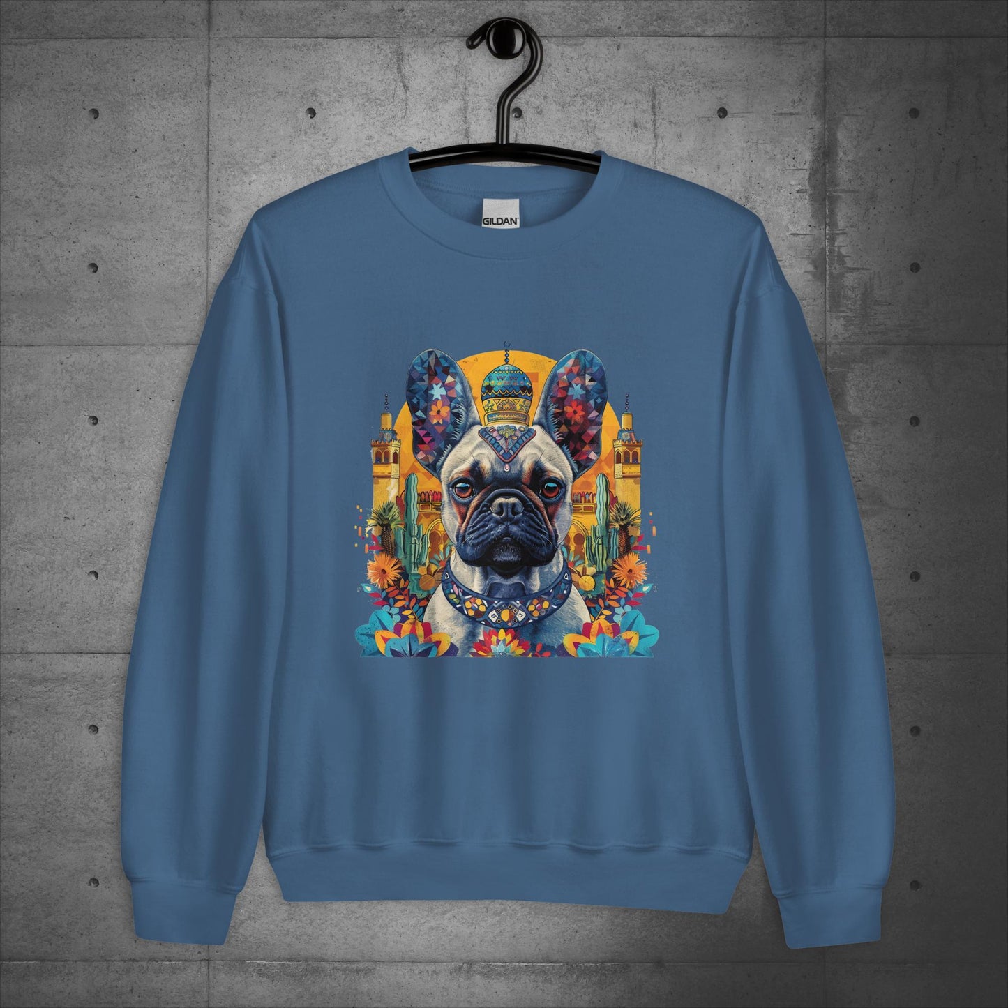 Exotic Marrakesh Medina Frenchie Unisex Sweater - Frenchie Emporium