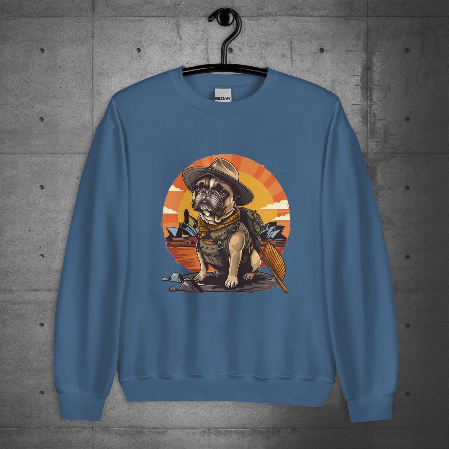 Sydney Explorer Frenchie - Unisex Sweater/Sweatshirt