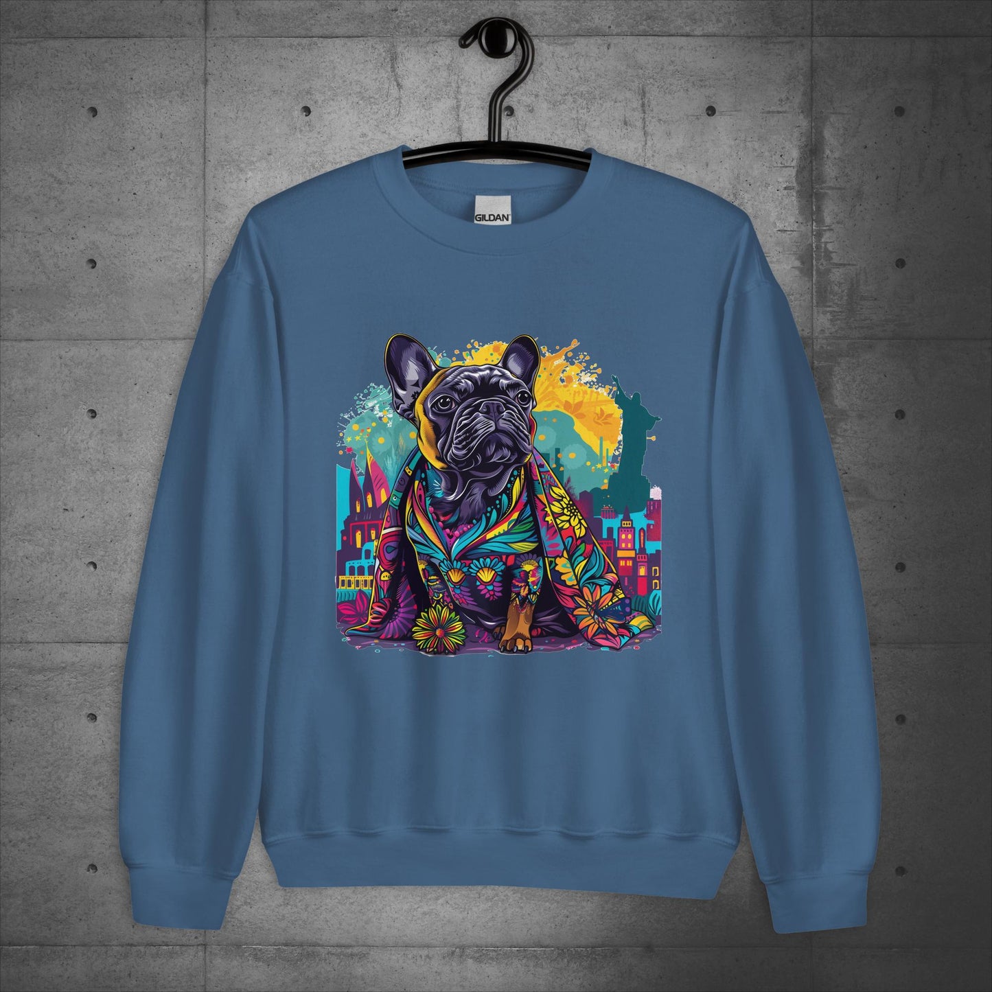 Brazilian Carnival Frenchie - Unisex Sweater/Sweatshirt - Frenchie Emporium