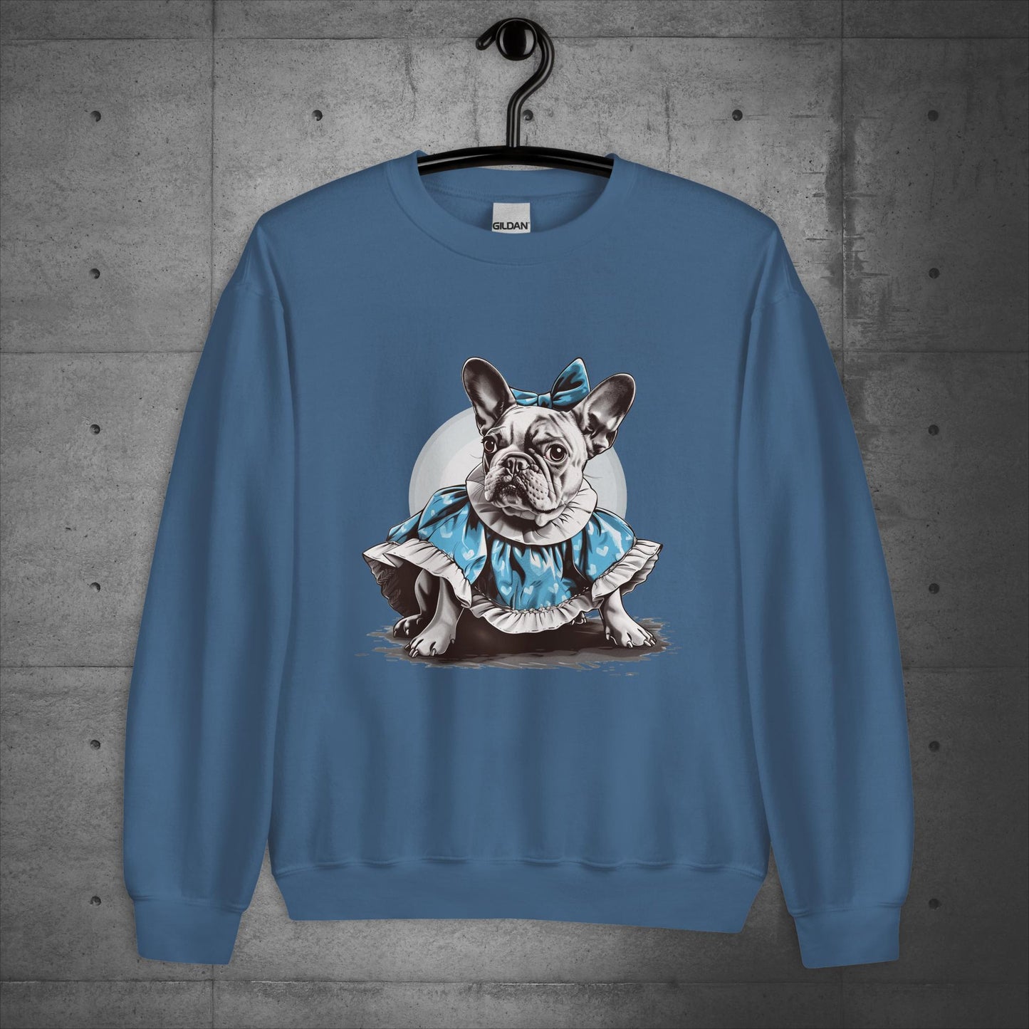 Alice in Wonderland Frenchie - Unisex Sweatshirt