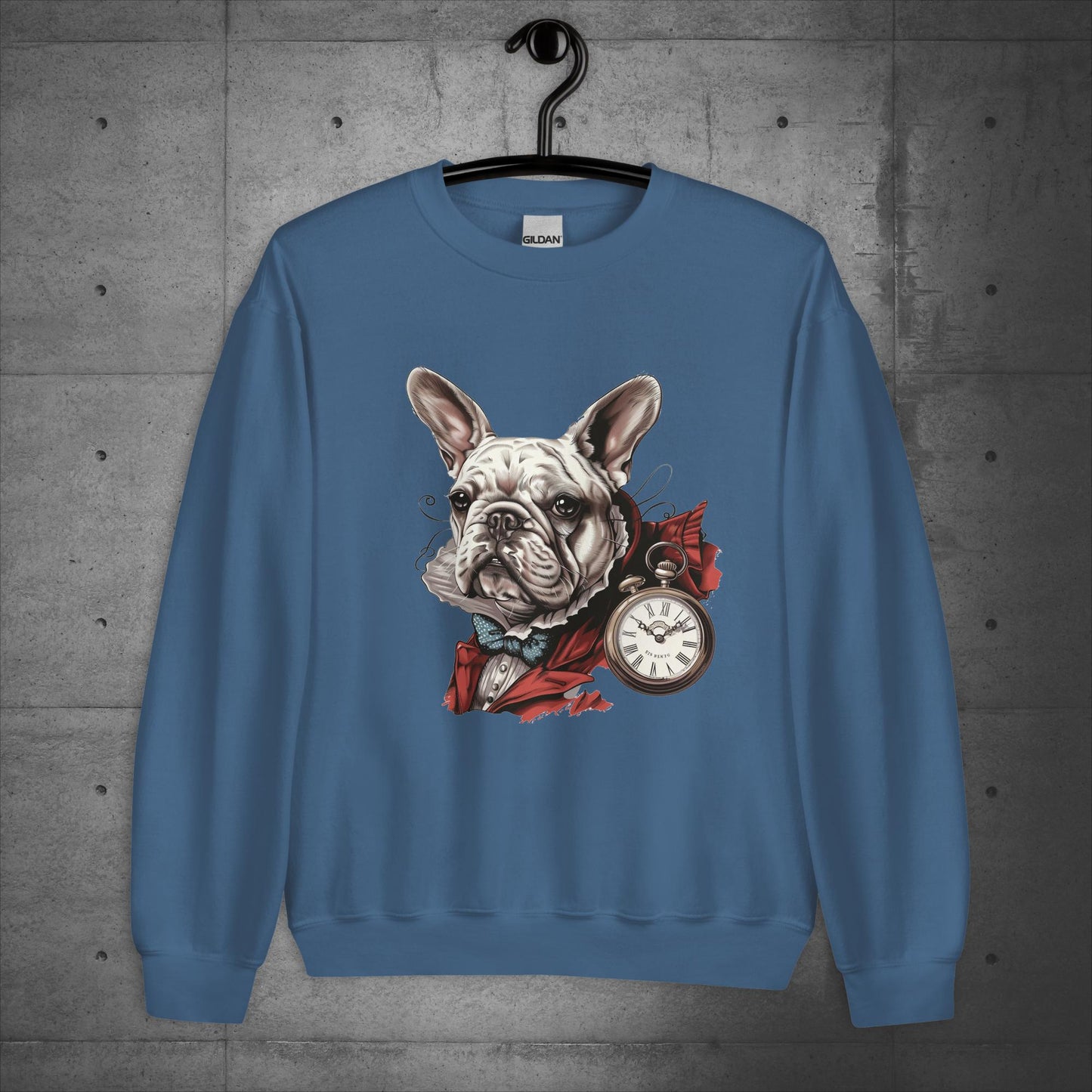 White Rabbit Frenchie - Unisex Sweatshirt