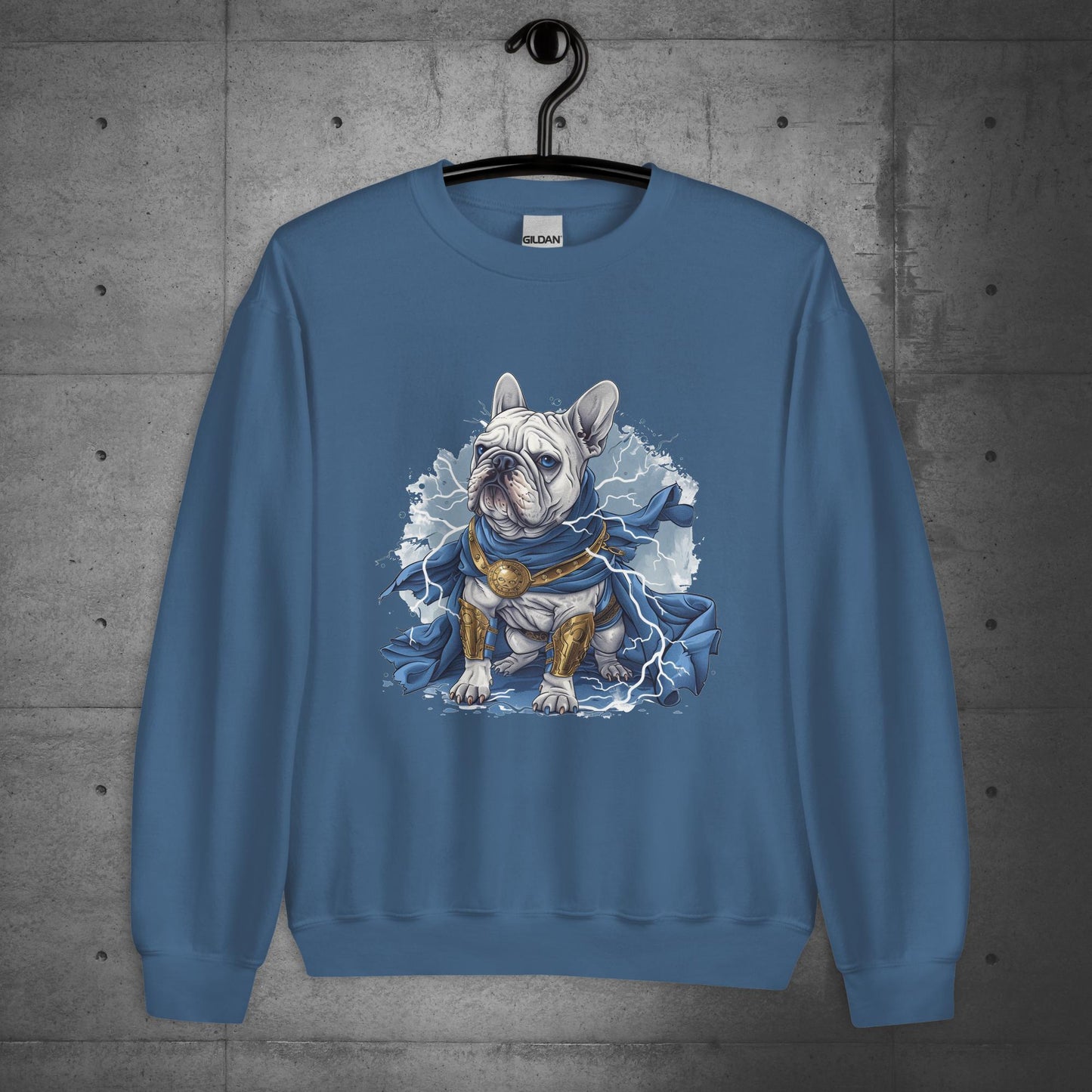 "Thunderous Majesty" Frenchie Unisex Sweater / Sweatshirt