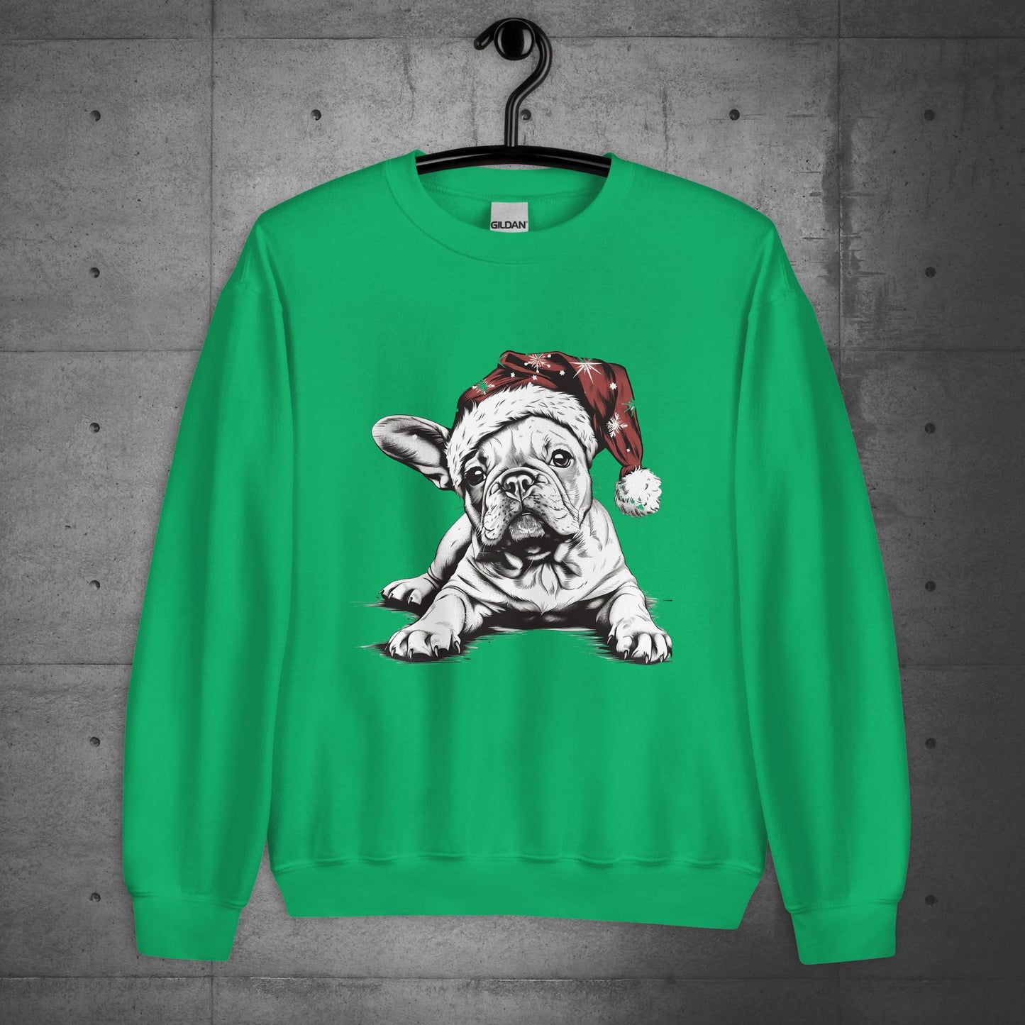 Frenchie Feliz Navidad - Unisex Christmas Sweater/Sweatshirt - Frenchie Emporium