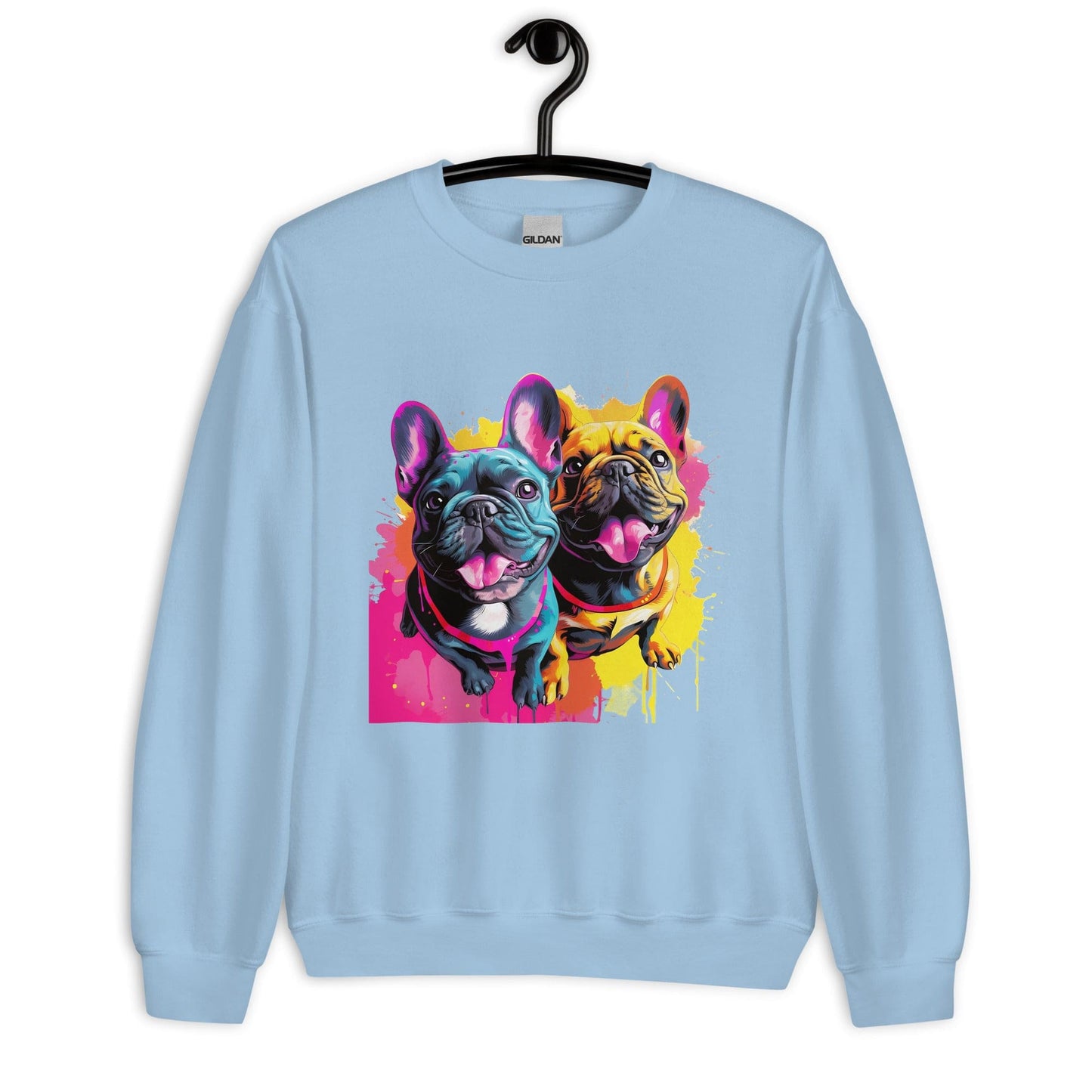 French Bulldog Playful Duo - Unisex Sweatshirt