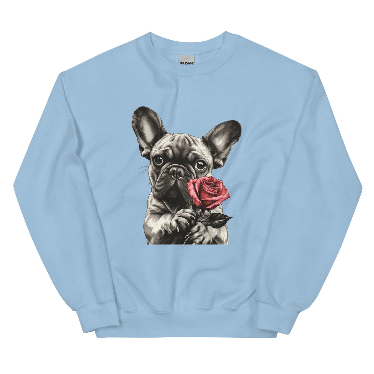 "Rose Embrace" Unisex Sweatshirt - Frenchie Emporium