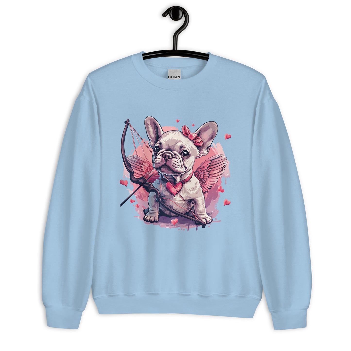 "Cupid's Companion" Unisex Sweatshirt - Frenchie Emporium