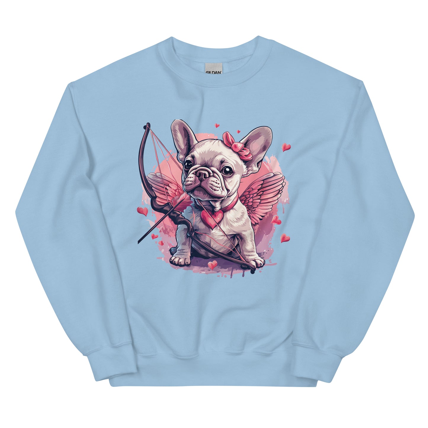 "Cupid's Companion" Unisex Sweatshirt - Frenchie Emporium