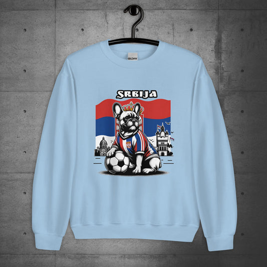 Frenchie Serbia Football Unisex Sweater/Sweatshirt