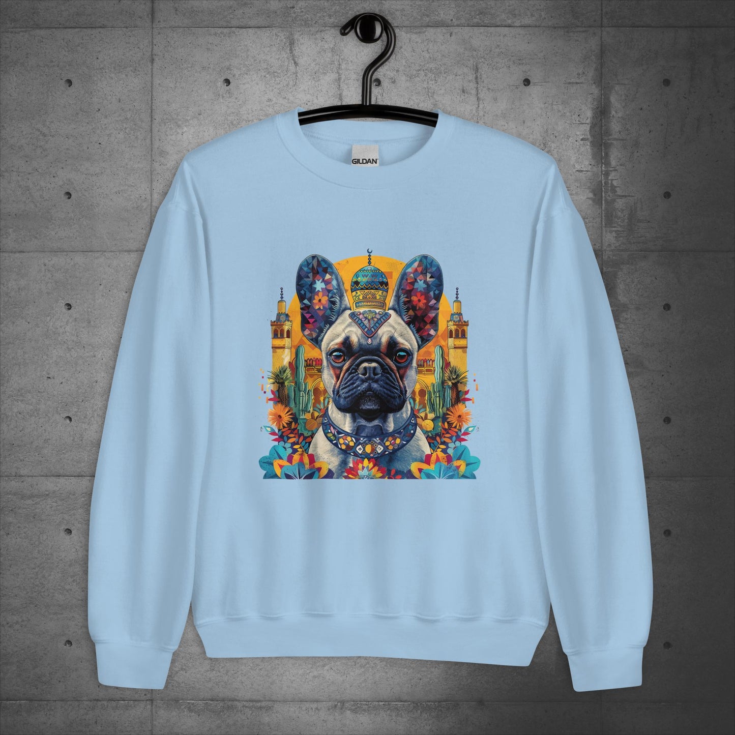 Exotic Marrakesh Medina Frenchie Unisex Sweater - Frenchie Emporium