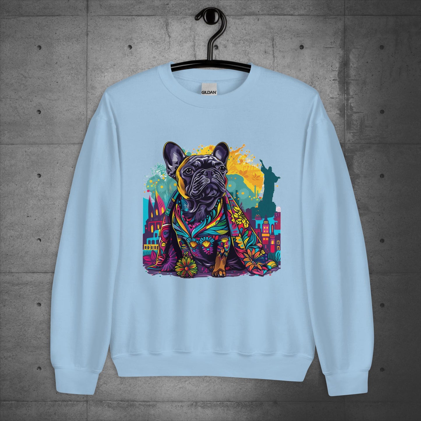 Brazilian Carnival Frenchie - Unisex Sweater/Sweatshirt