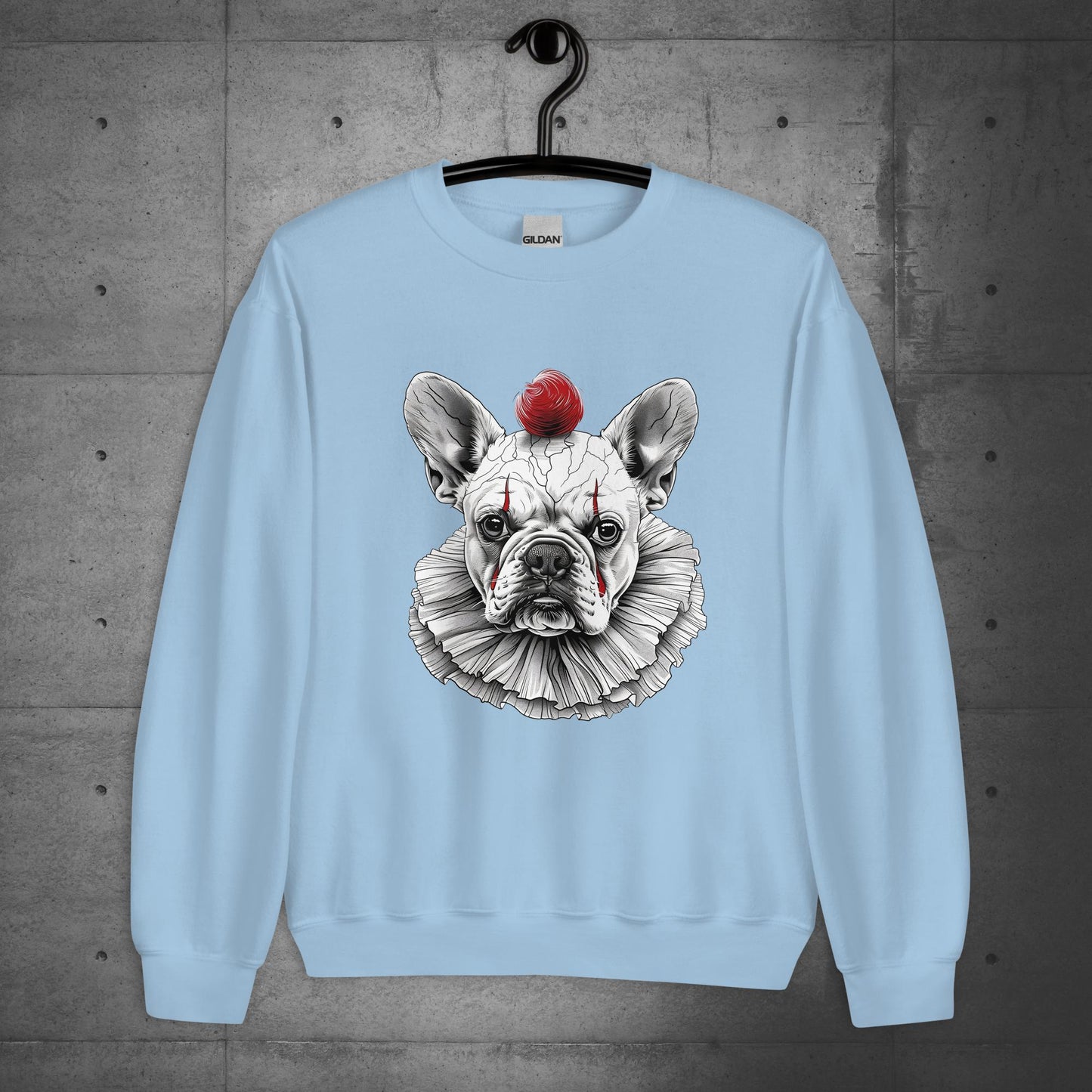 Frenchie IT Clown Halloween Unisex Sweater/Sweatshirt