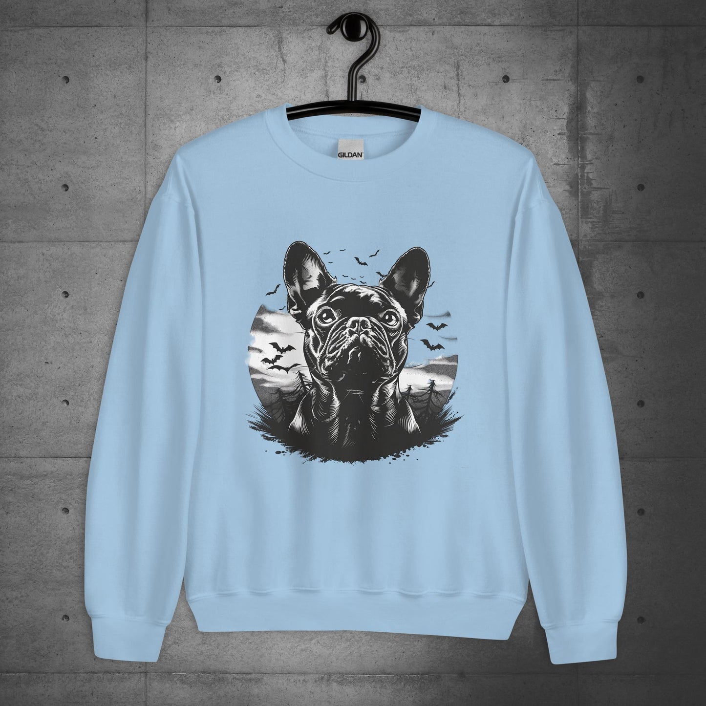 "French Bulldog bloodhunt" - Unisex Sweater/Sweatshirt - Frenchie Emporium