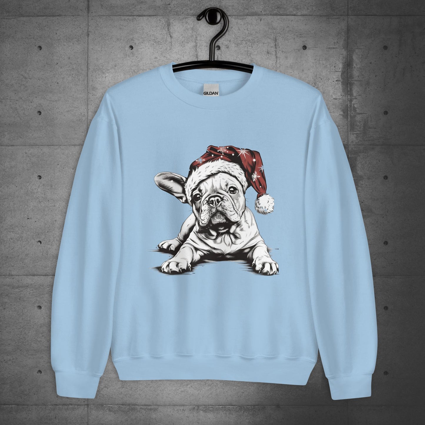 Frenchie Feliz Navidad - Unisex Christmas Sweater/Sweatshirt - Frenchie Emporium