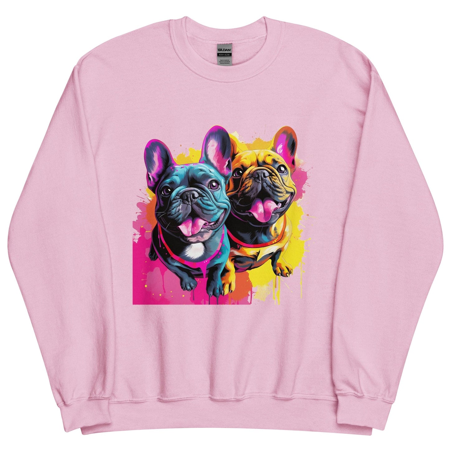 French Bulldog Playful Duo - Unisex Sweatshirt