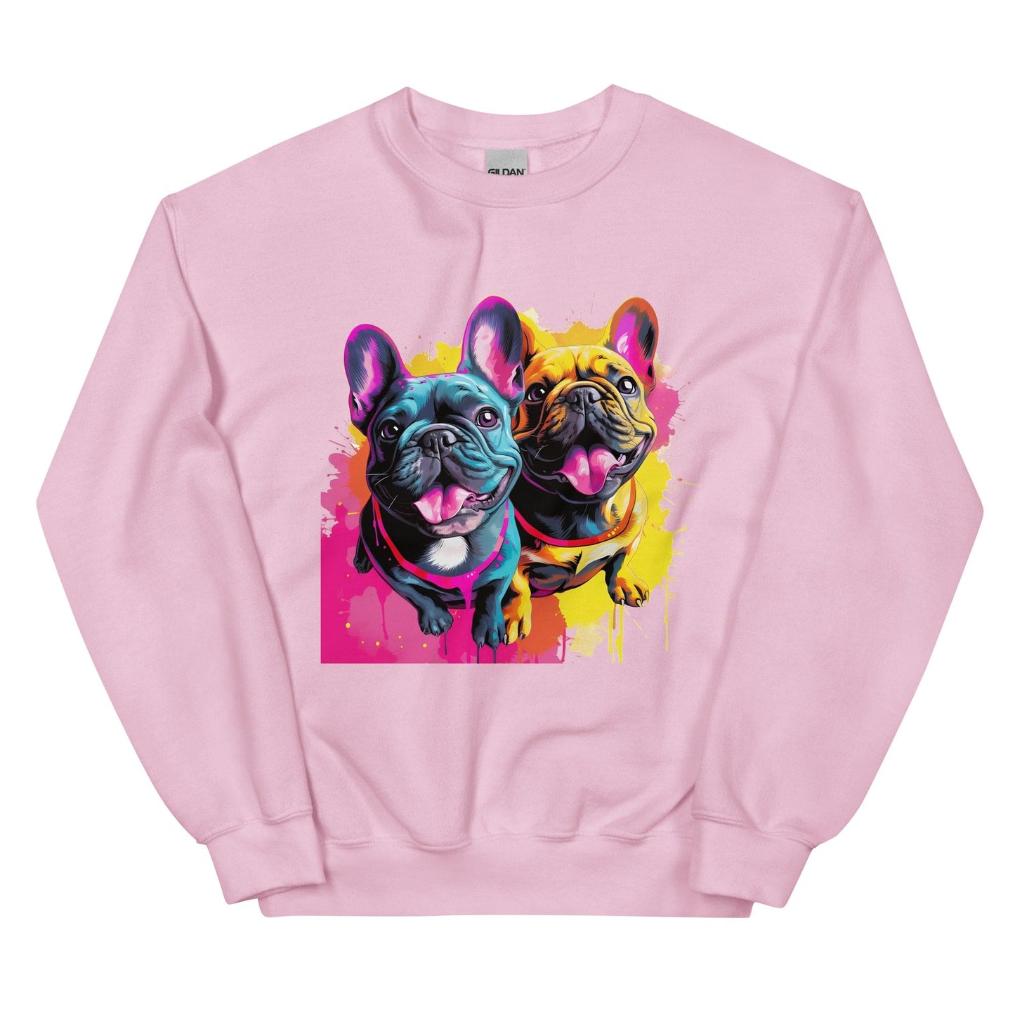 French Bulldog Playful Duo - Unisex Sweatshirt