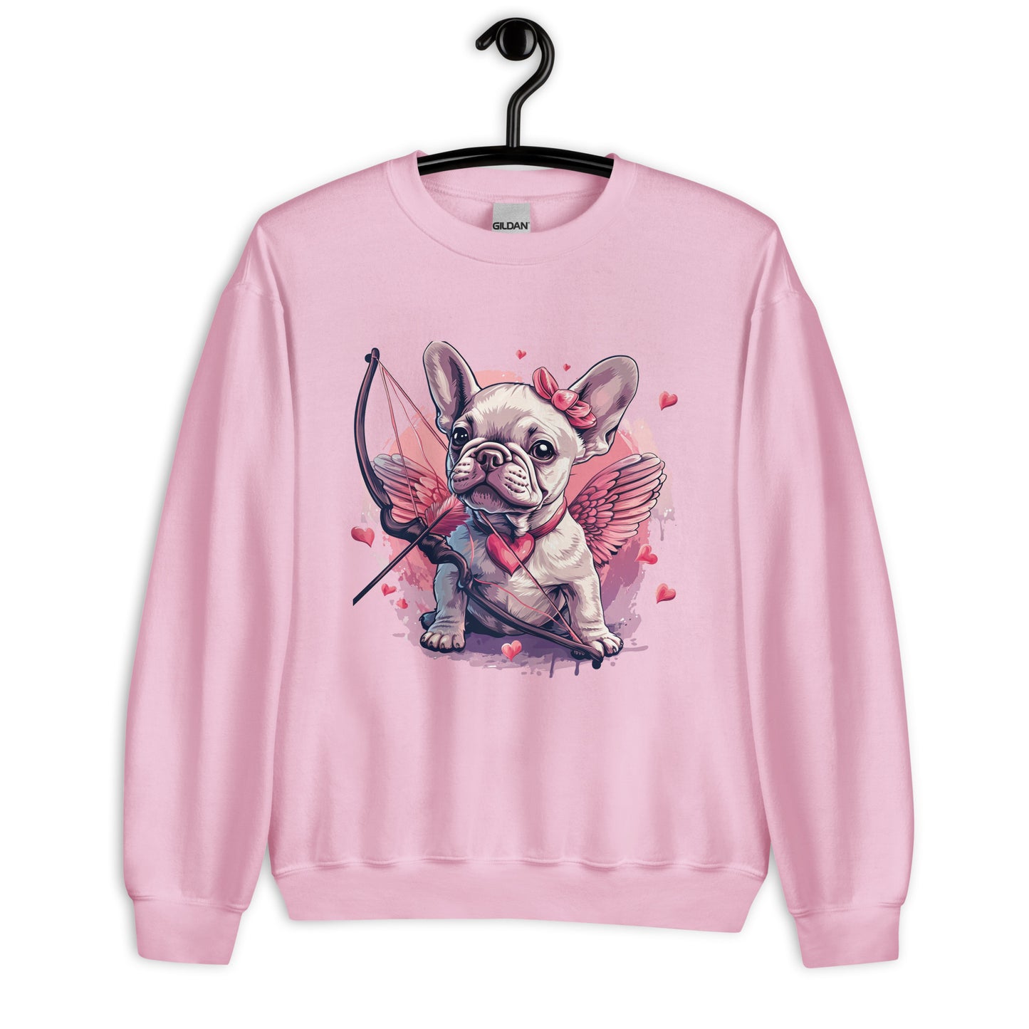 "Cupid's Companion" Unisex Sweatshirt - Frenchie Emporium