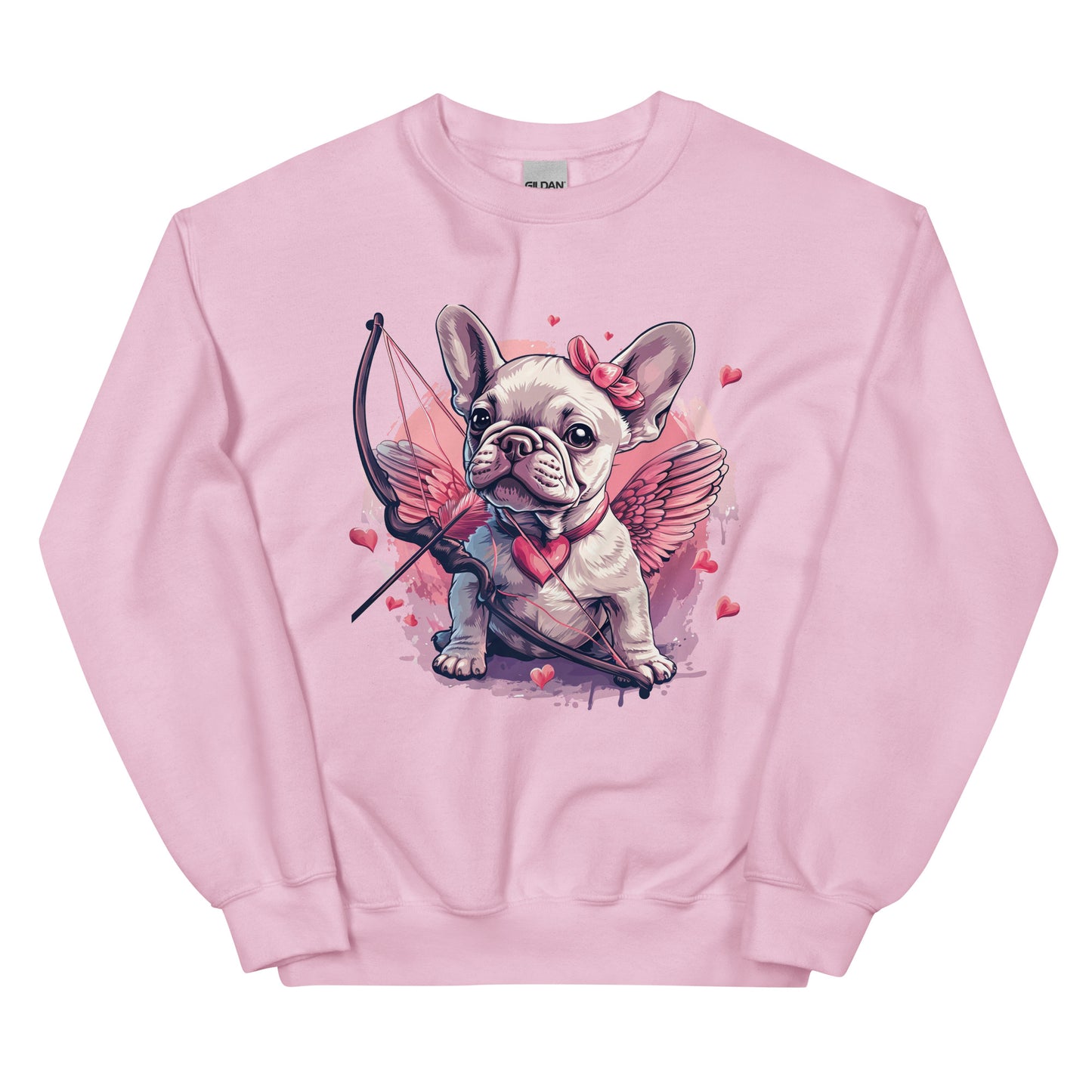 "Cupid's Companion" Unisex Sweatshirt - Frenchie Emporium