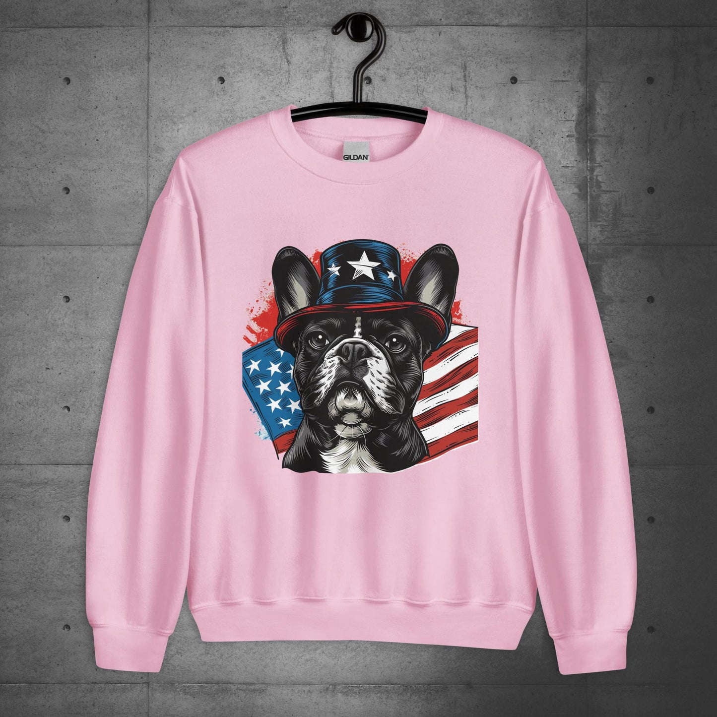 Frenchie American Patriot Unisex Sweatshirt - Frenchie Emporium