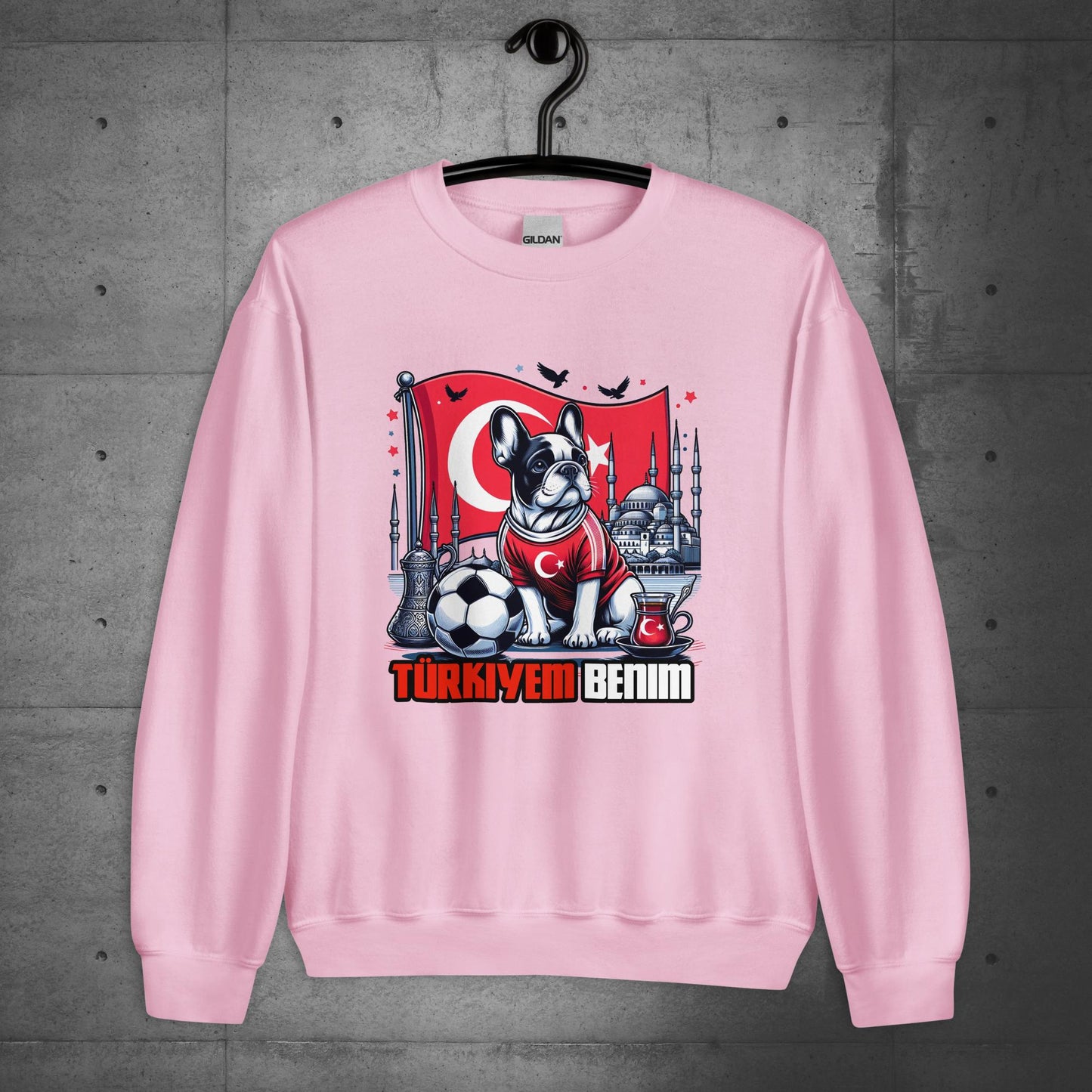 Frenchie Türkiye Football Unisex Sweatshirt