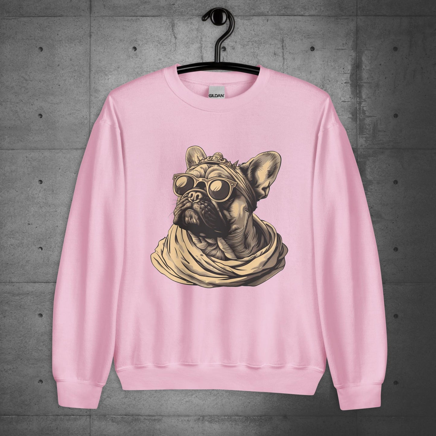 "Regal Vibes" Frenchie - Unisex Sweater/Sweatshirt