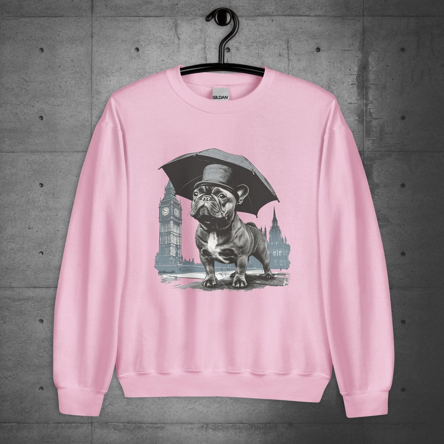 Paw-sitivly British Frenchie - Unisex Sweater/Sweatshirt