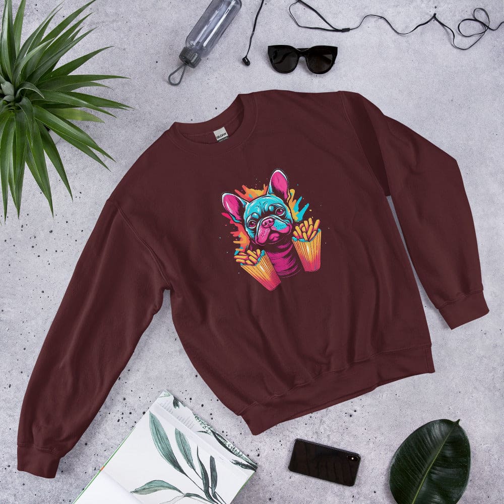 Frenchie Frites Unisex Sweatshirt - Frenchie Emporium