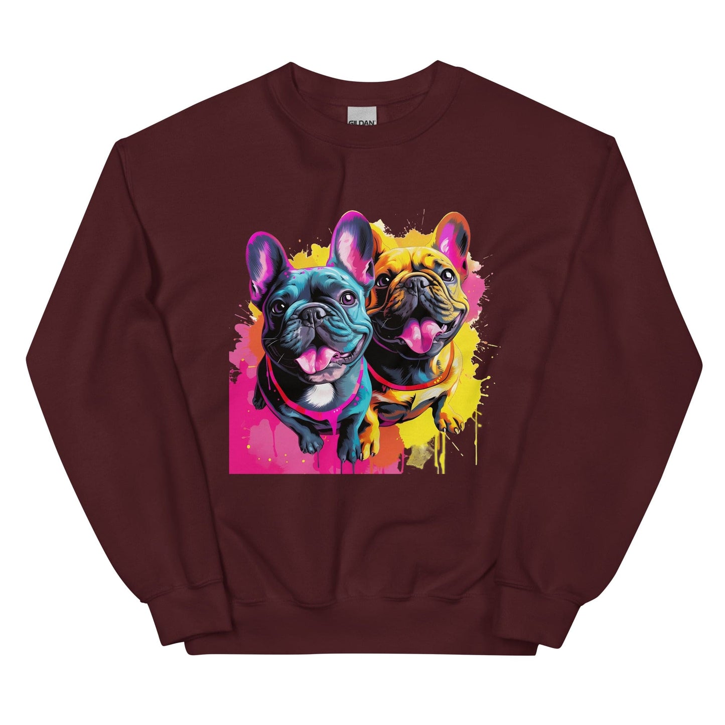 French Bulldog Playful Duo - Unisex Sweatshirt - Frenchie Emporium